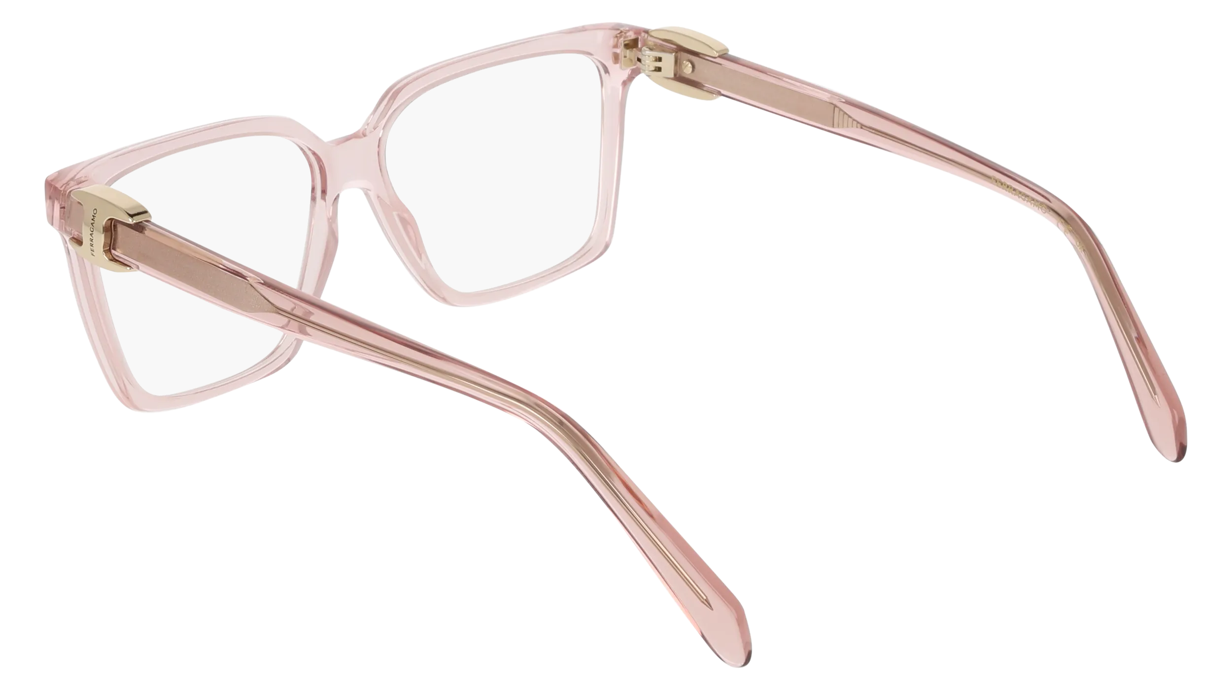 Ferragamo SF3059 667 Montature da vista Acetato Rosa Squadrata Normale - immagine 4