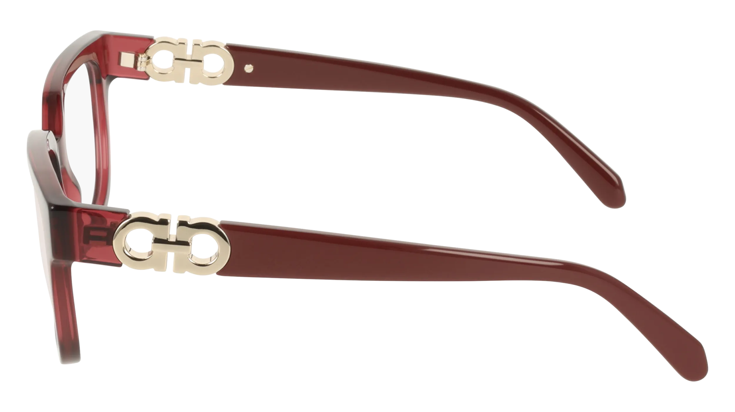 Ferragamo SF3056 655 Montature da vista Acetato Viola Squadrata Normale - immagine 3