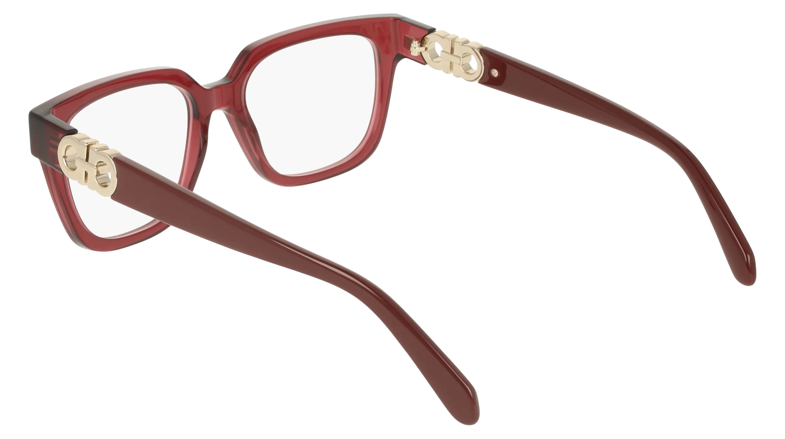 Ferragamo SF3056 655 Montature da vista Acetato Viola Squadrata Normale - immagine 4
