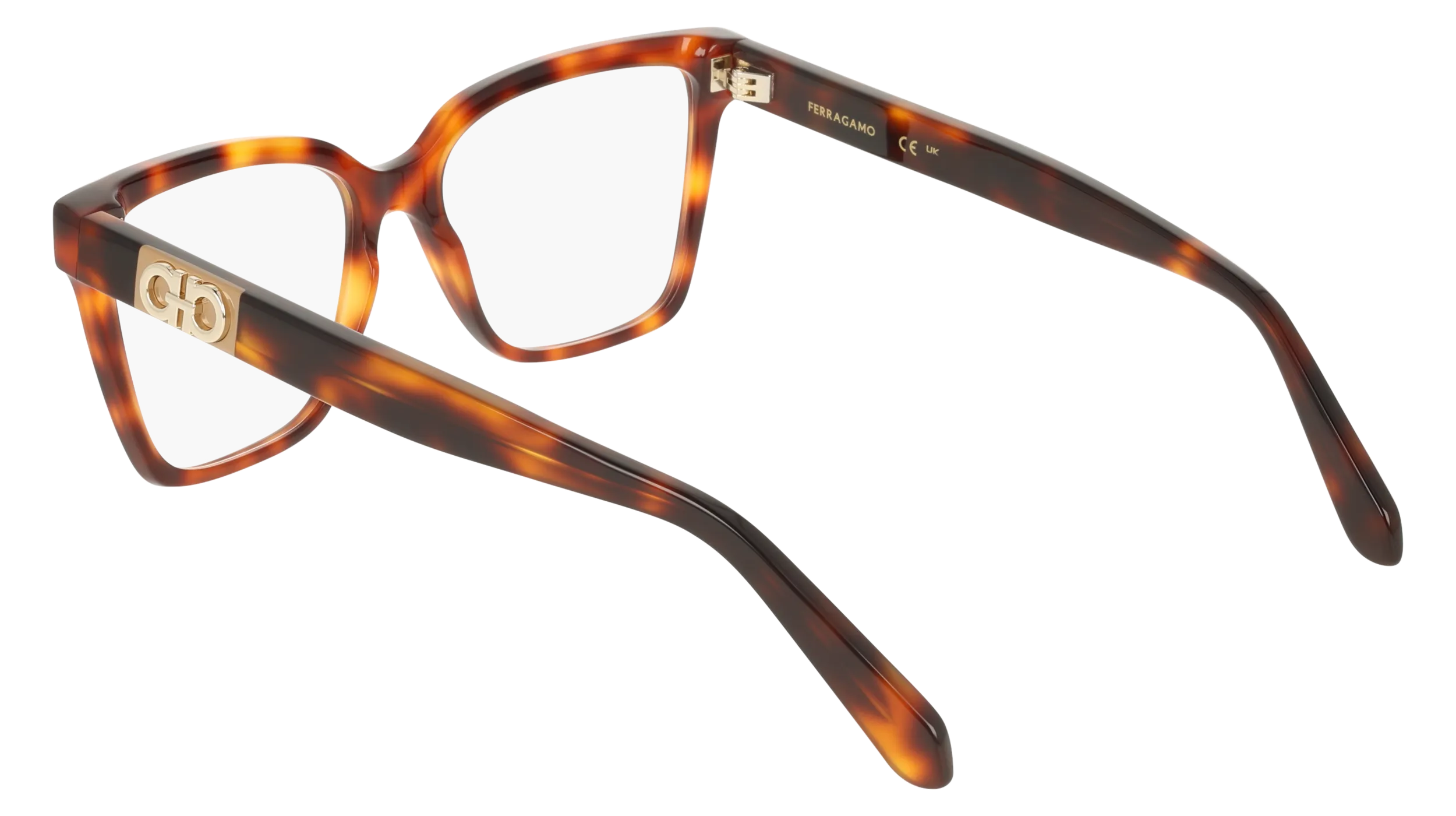 Ferragamo SF3060 240 Montature da vista Acetato Havana Squadrata Normale - immagine 4