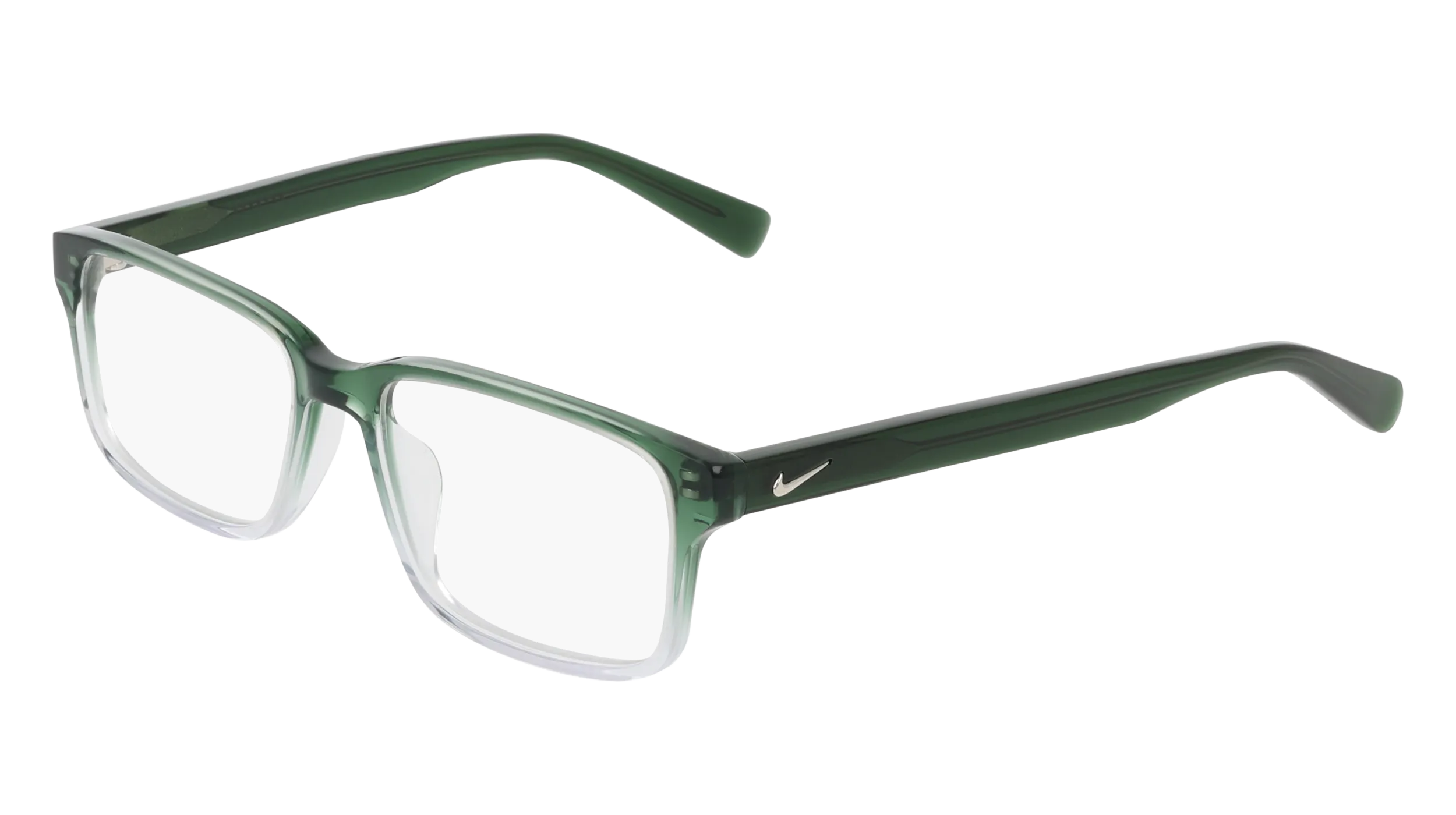 Nike NIKE 1001C 313 Montature da vista bambino Acetato Verde Squadrata Normale - immagine 1