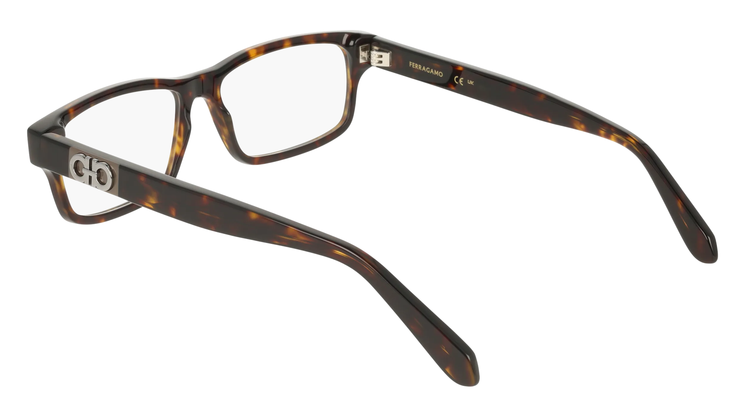 Ferragamo SF3061 242 Montature da vista Acetato Havana Squadrata Normale - immagine 4