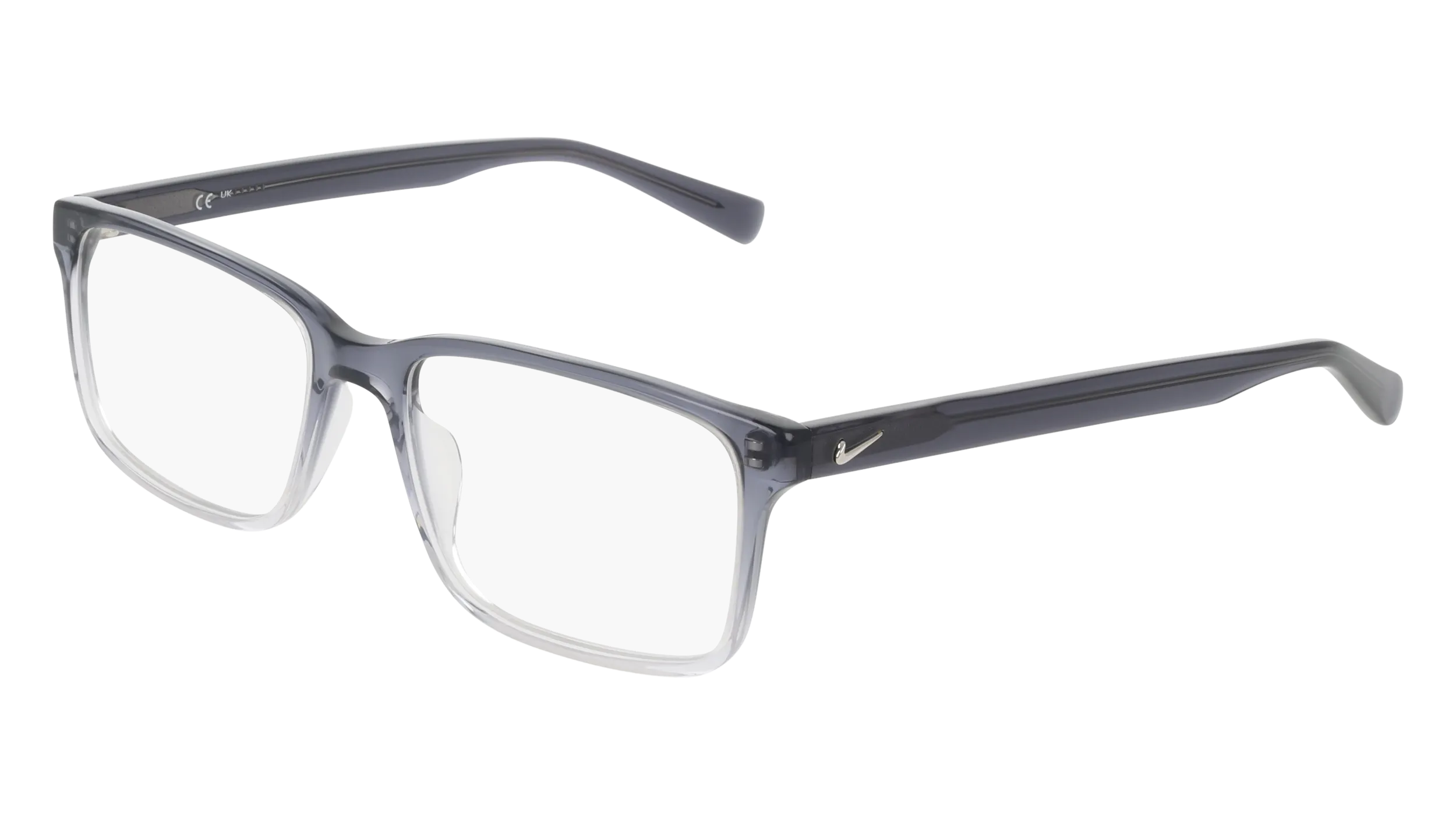 Nike NIKE 1001 029 Montature da vista Acetato Grigio Squadrata Normale - immagine 1