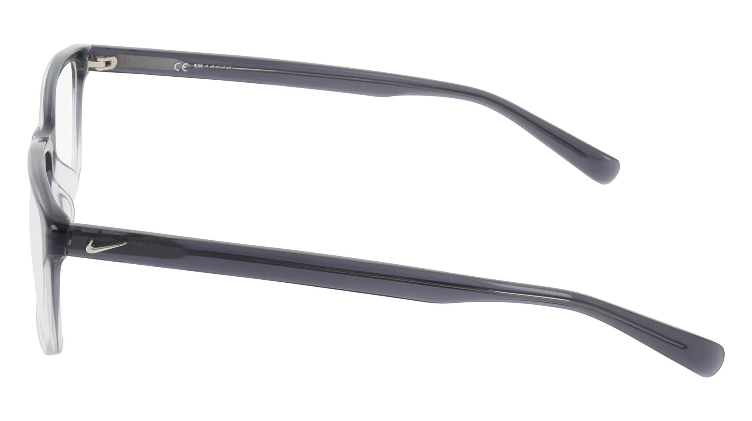 Nike NIKE 1001 029 Montature da vista Acetato Grigio Squadrata Normale - immagine 3