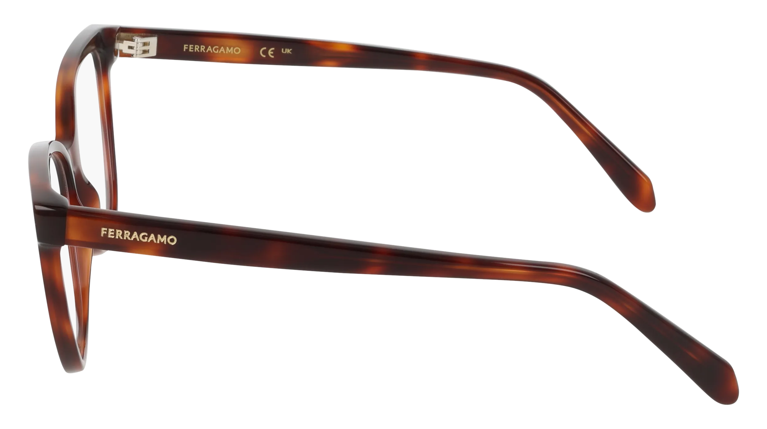 Ferragamo SF3062 240 Montature da vista Acetato Havana Squadrata Normale - immagine 3