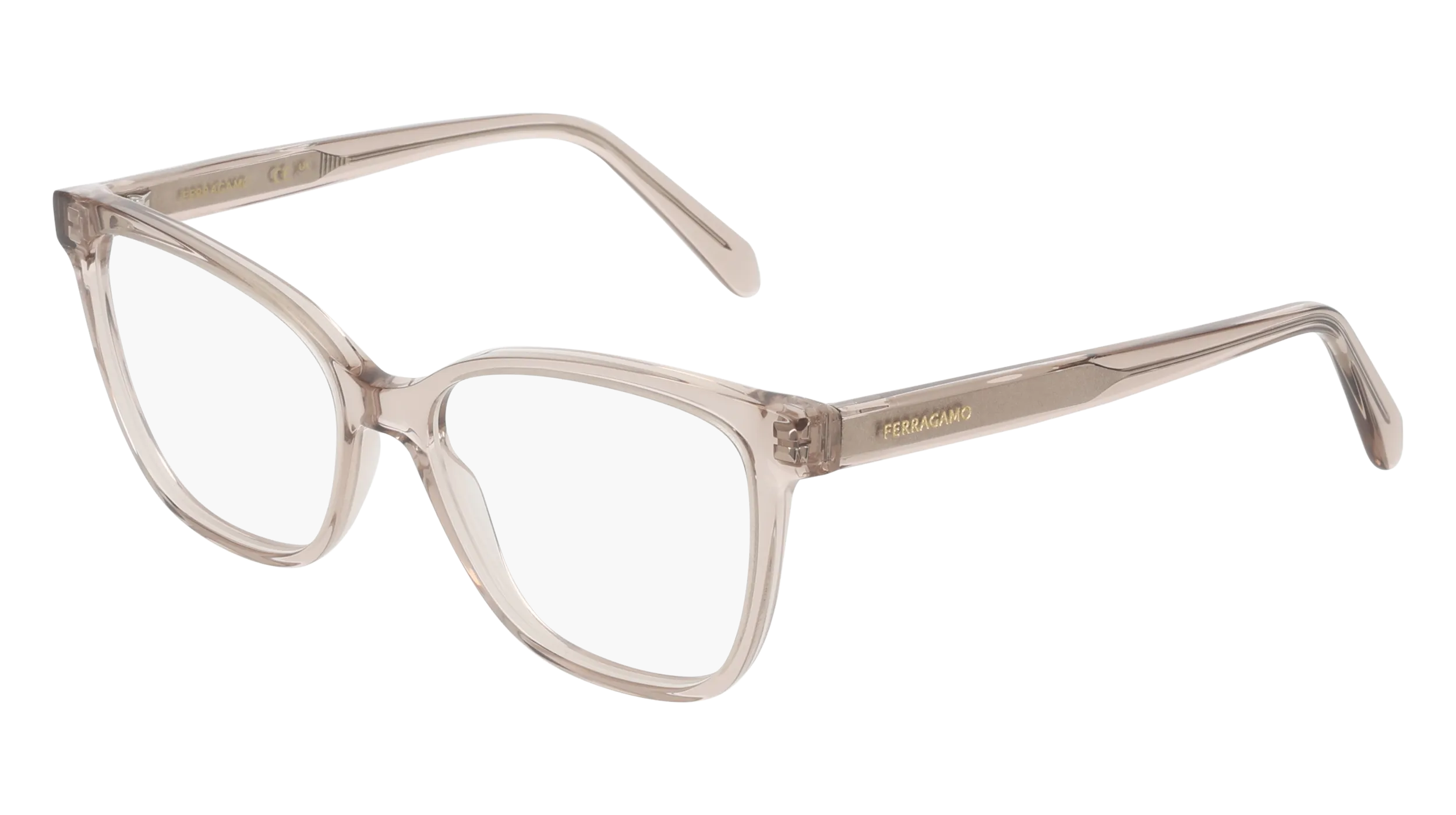 Ferragamo SF3062 260 Montature da vista Acetato Nude Squadrata Normale - immagine 1