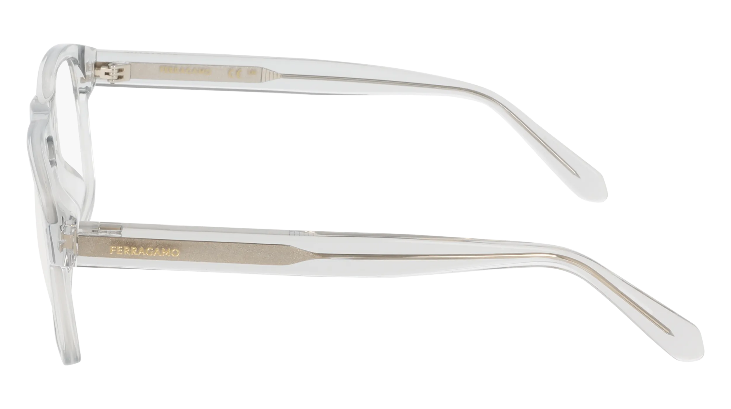 Ferragamo SF3063 050 Montature da vista Acetato Grigio Squadrata Normale - immagine 3