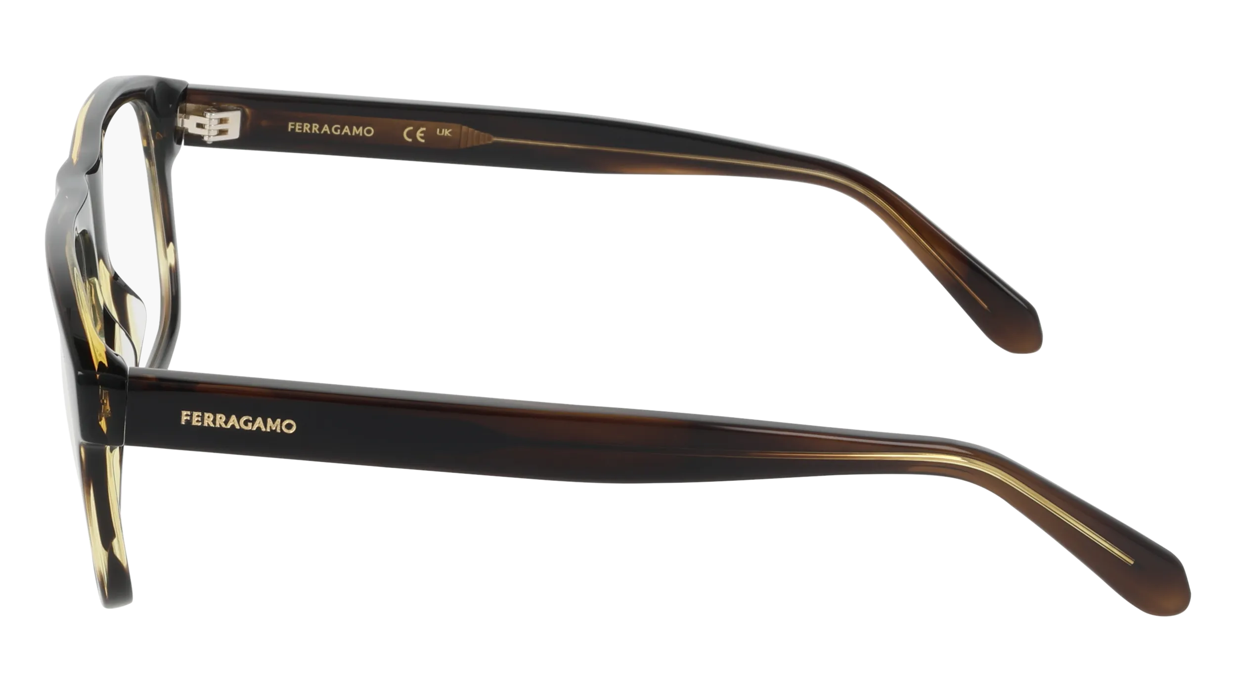 Ferragamo SF3063 323 Montature da vista Acetato Verde Squadrata Normale - immagine 3