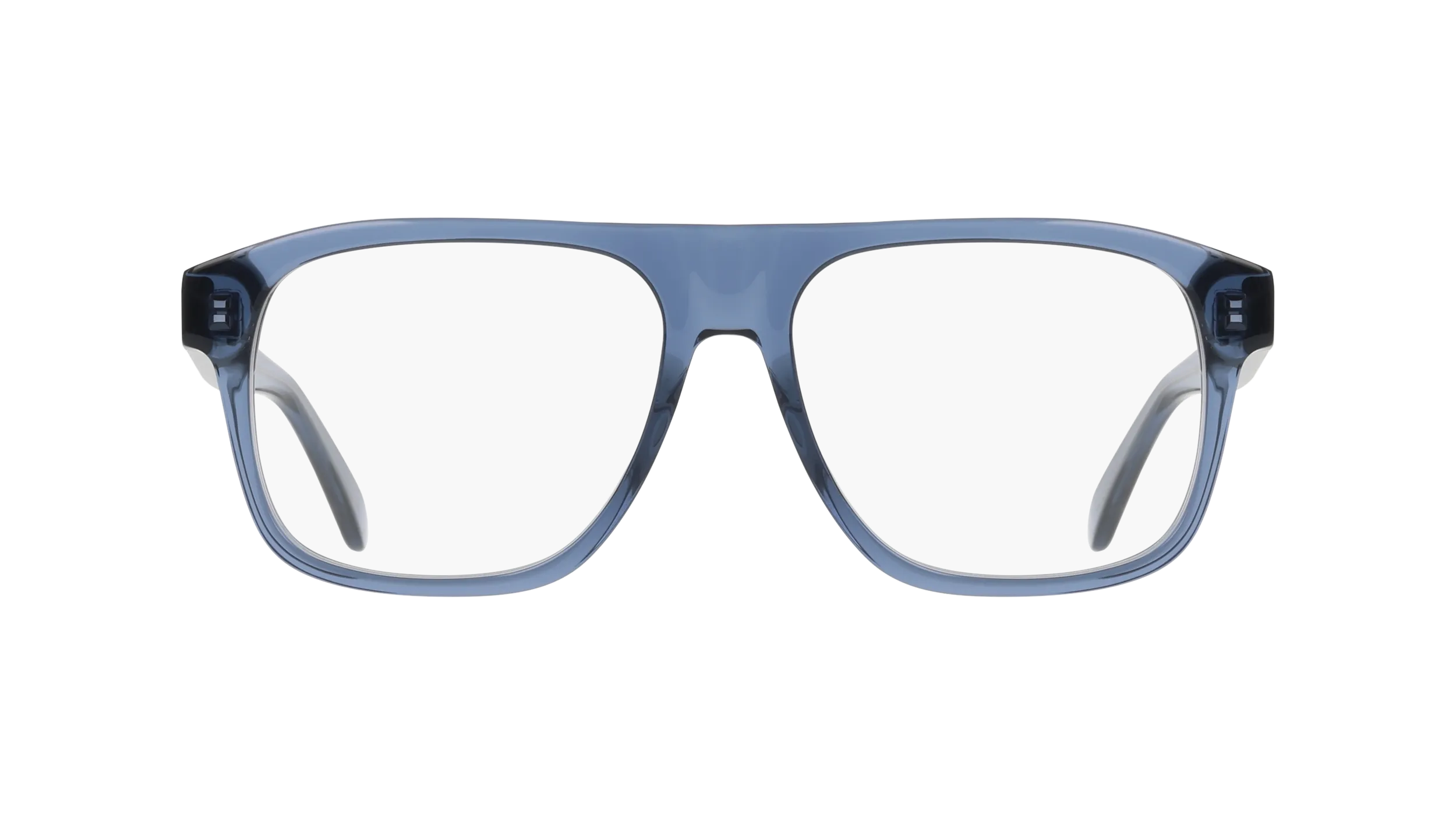 Ferragamo SF3063 438 Montature da vista Acetato Blu Squadrata Normale - immagine 2
