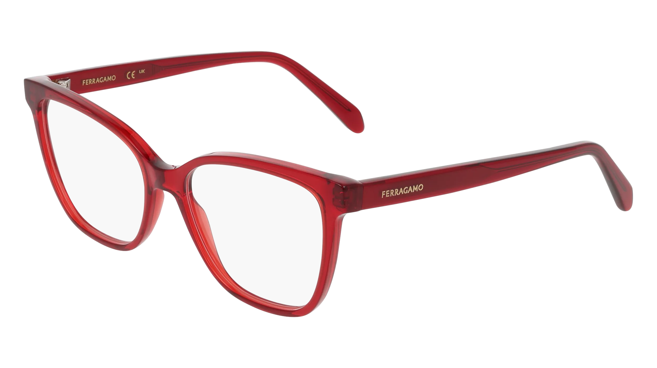 Ferragamo SF3062 612 Montature da vista Acetato Bordeaux Squadrata Normale - immagine 1
