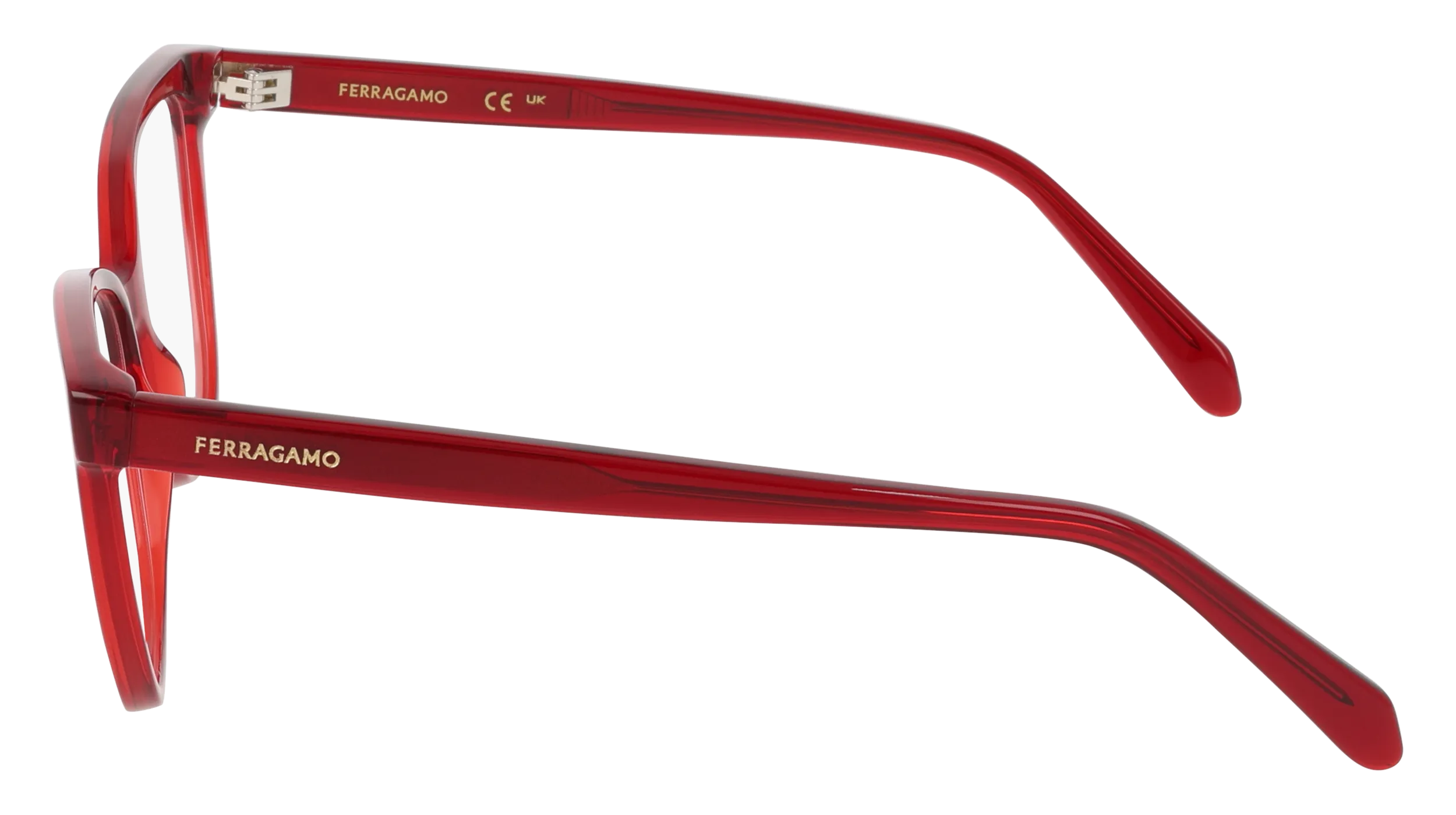 Ferragamo SF3062 612 Montature da vista Acetato Bordeaux Squadrata Normale - immagine 3