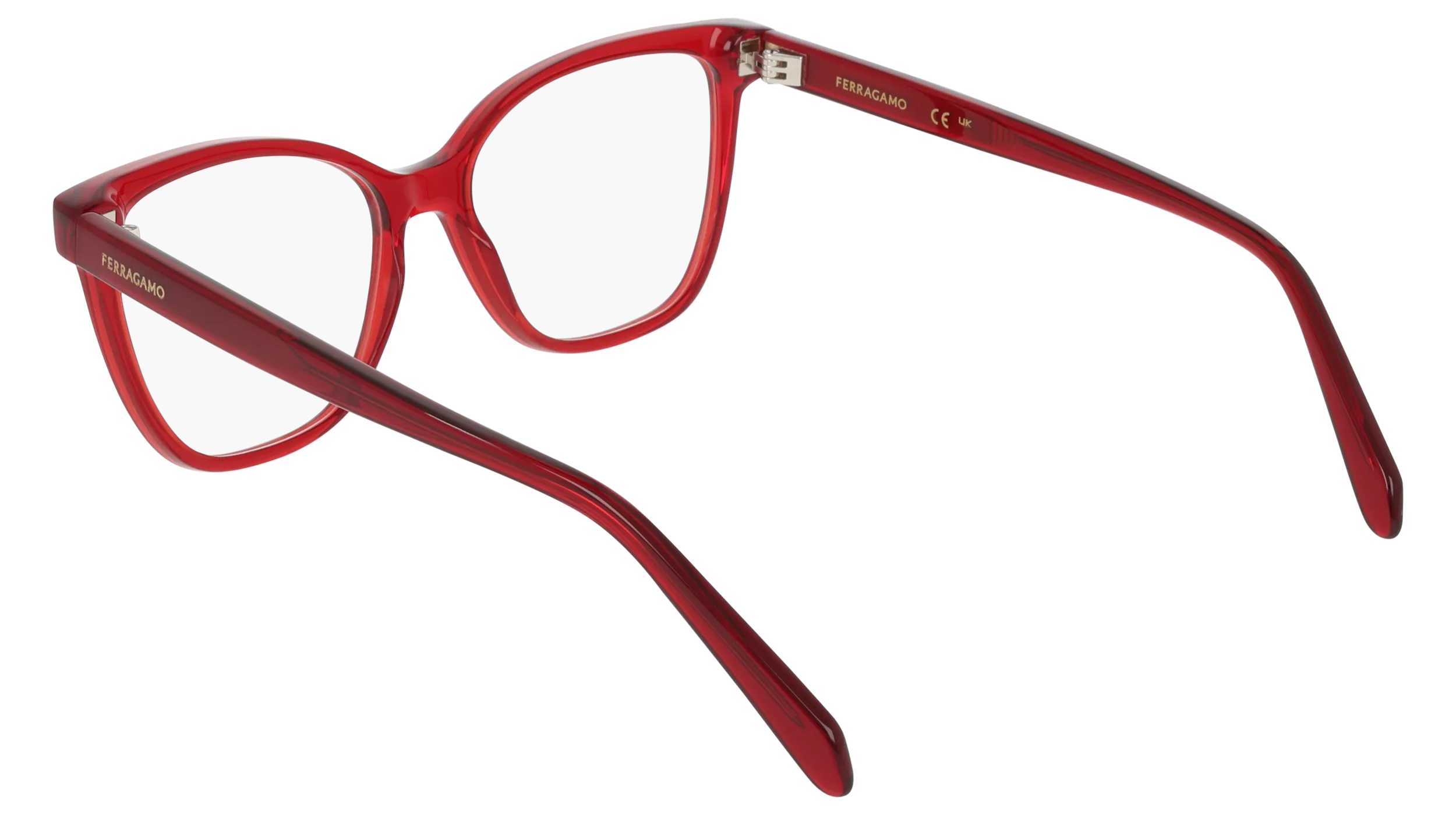 Ferragamo SF3062 612 Montature da vista Acetato Bordeaux Squadrata Normale - immagine 4