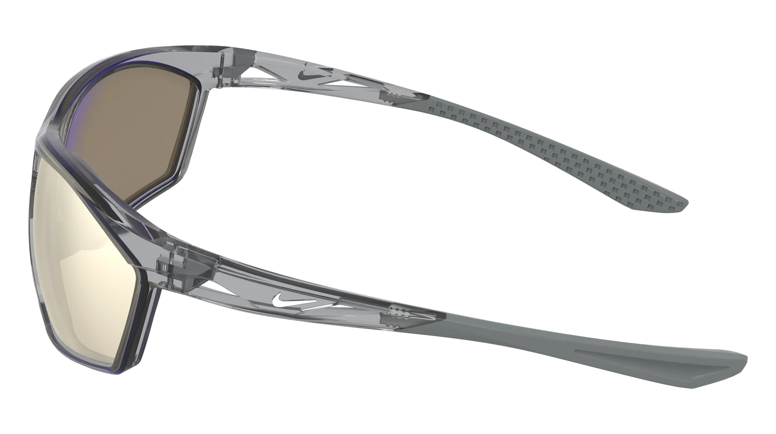 Nike NIKE WINDTRACK HEAT E IQ7271X 925 Occhiali da sole Bio-iniettato Grigio Squadrata Normale - immagine 3