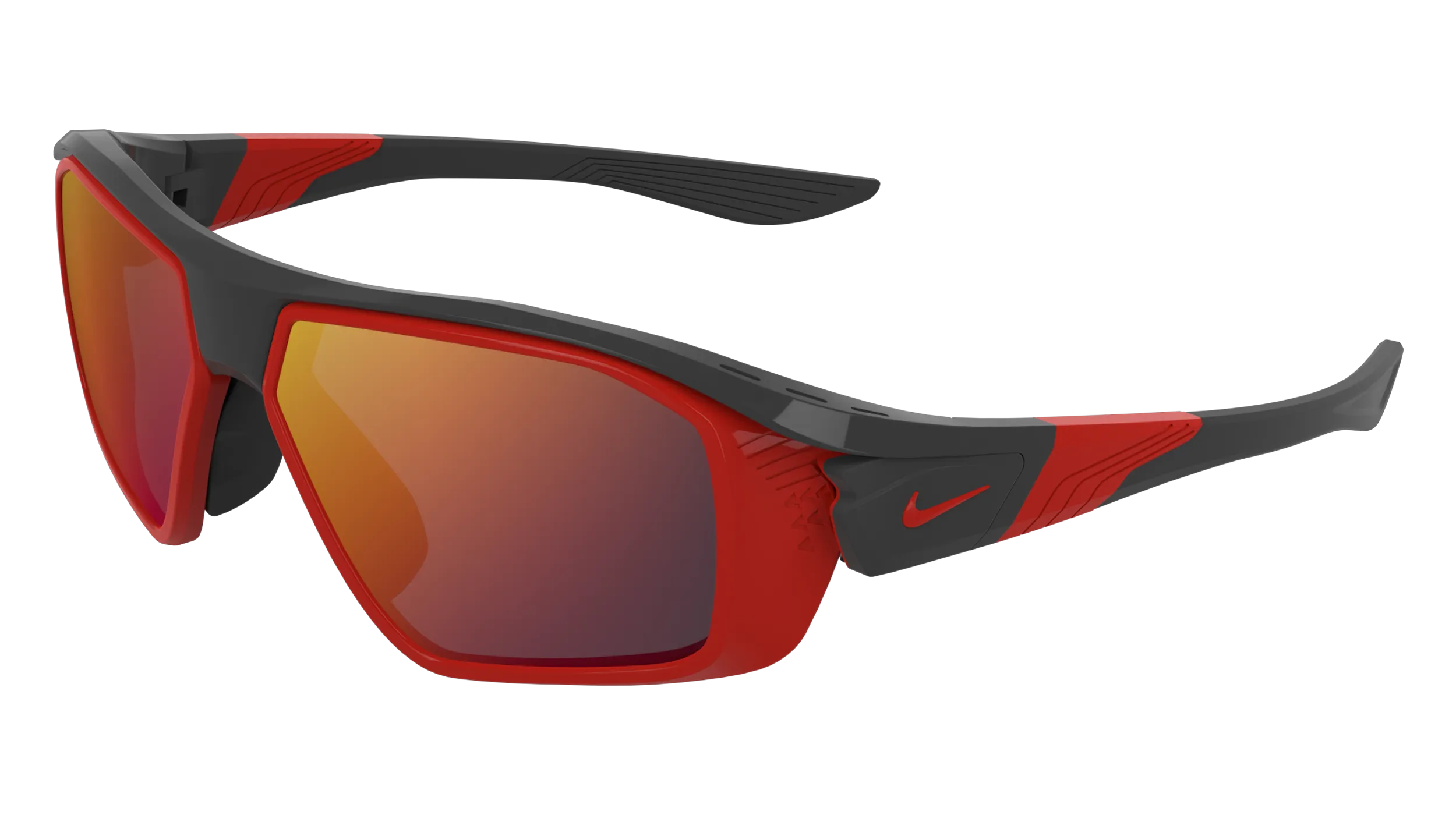 Nike NIKE SHOW X3 FF IM9736X 060 Occhiali da sole Bio-iniettato Grigio Grigio Squadrata Normale - immagine 1