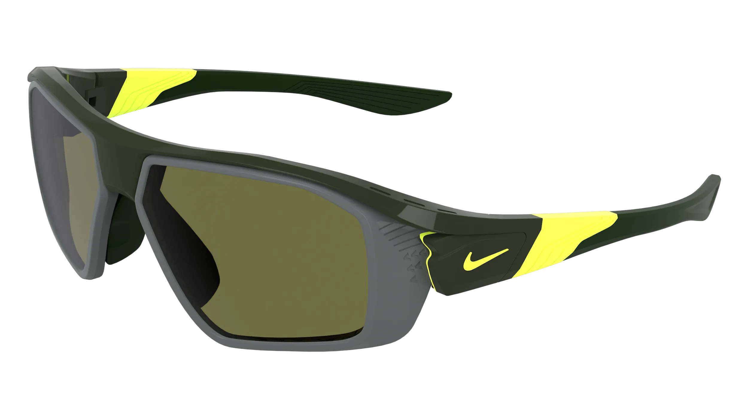 Nike NIKE SHOW X3 FF IM9736X 355 Occhiali da sole Bio-iniettato Verde Squadrata Normale - immagine 1