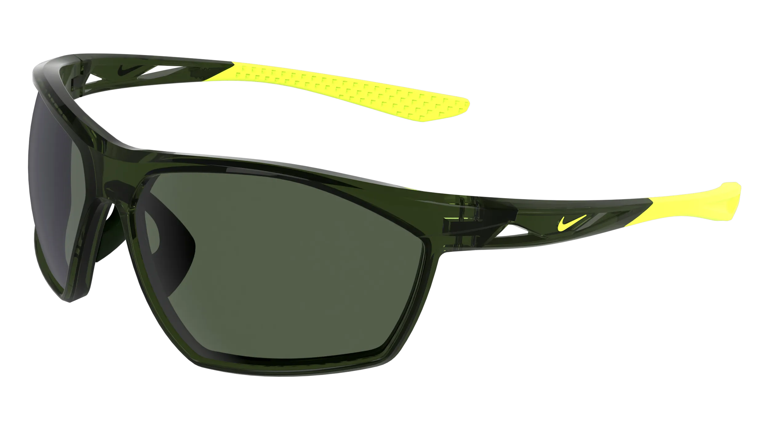 Nike NIKE WINDTRACK HEAT IQ7245X 355 Occhiali da sole Bio-iniettato Verde Verde Squadrata Normale - immagine 1