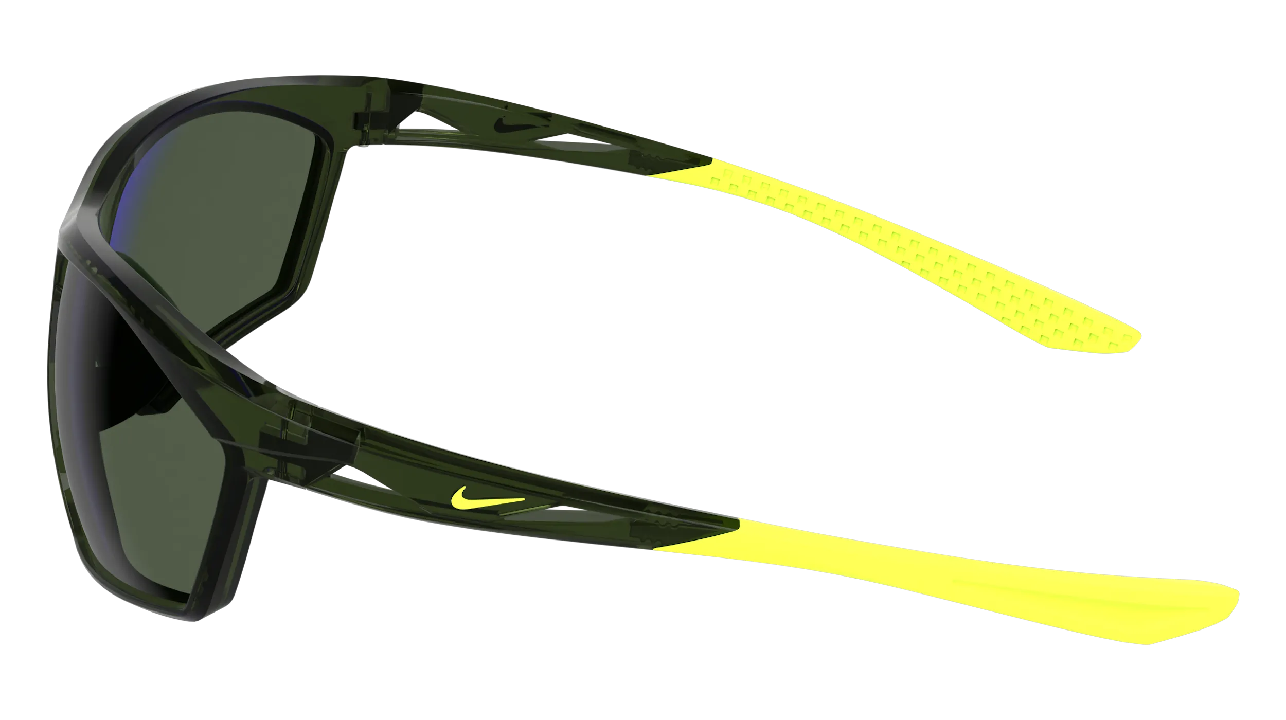 Nike NIKE WINDTRACK HEAT IQ7245X 355 Occhiali da sole Bio-iniettato Verde Verde Squadrata Normale - immagine 3