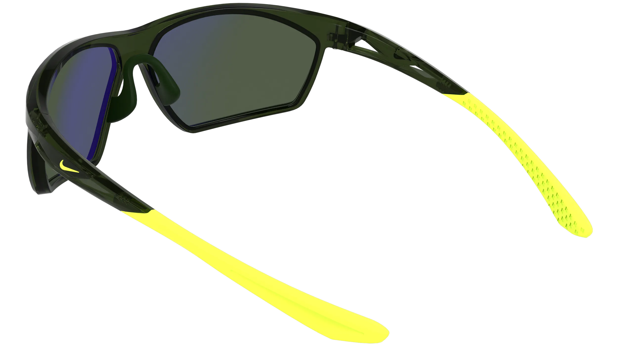 Nike NIKE WINDTRACK HEAT IQ7245X 355 Occhiali da sole Bio-iniettato Verde Verde Squadrata Normale - immagine 4