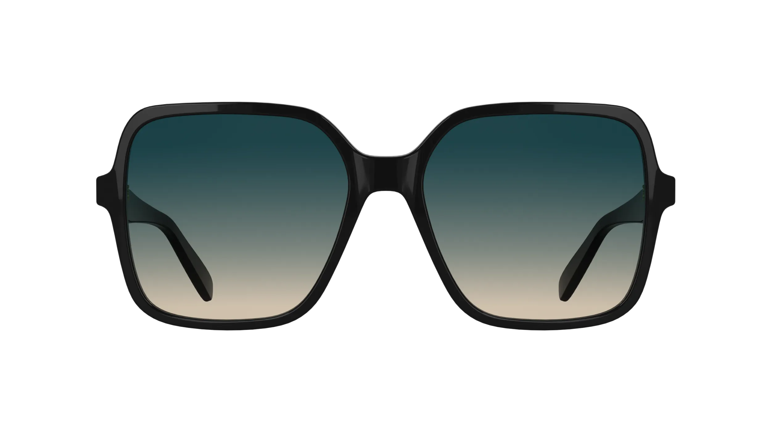 LONGCHAMP LO808S 001 Occhiali da sole Acetato Nero Blu Squadrata Normale - immagine 2
