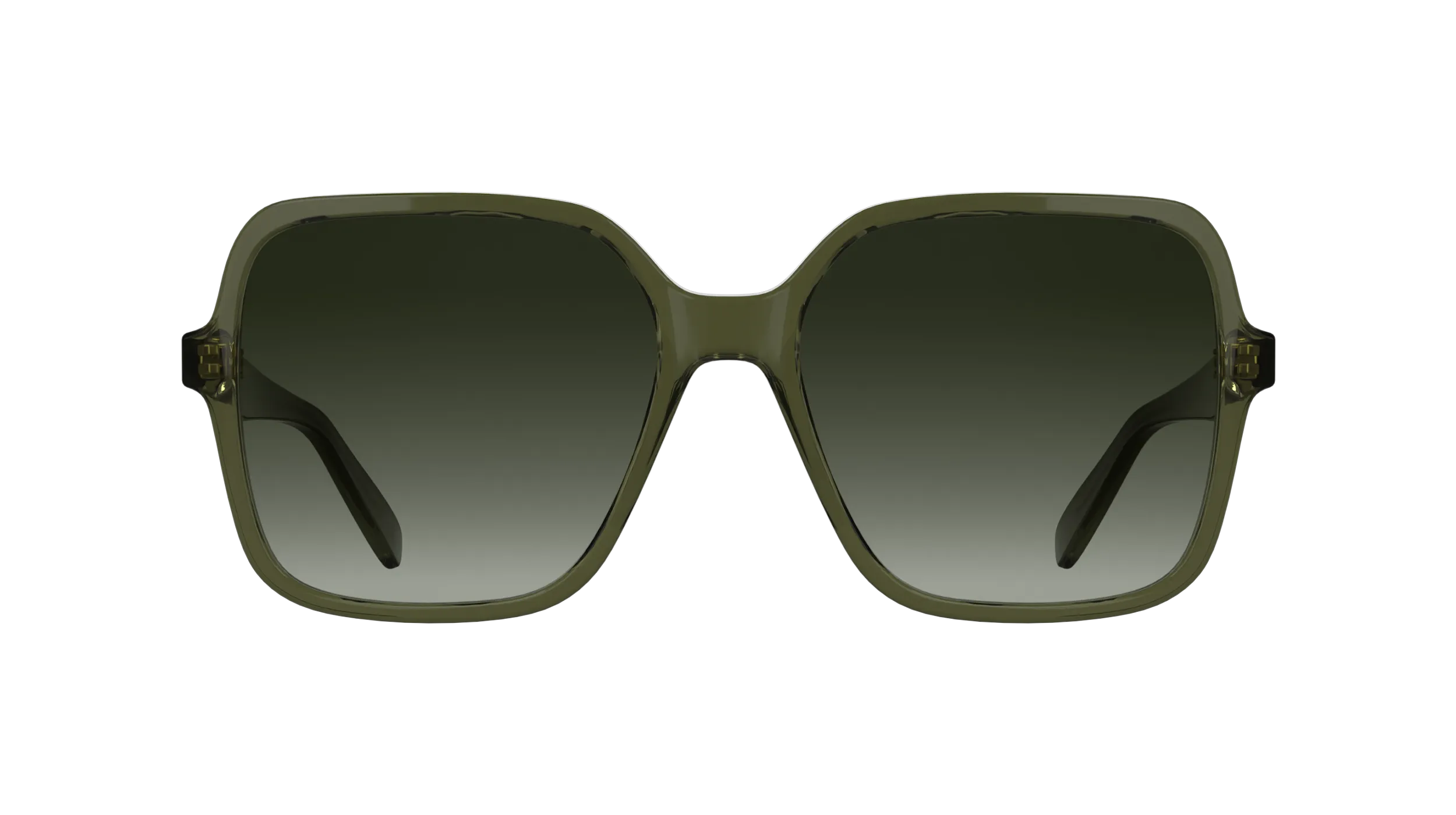 LONGCHAMP LO808S 319 Occhiali da sole Acetato Verde Marrone Squadrata Normale - immagine 2