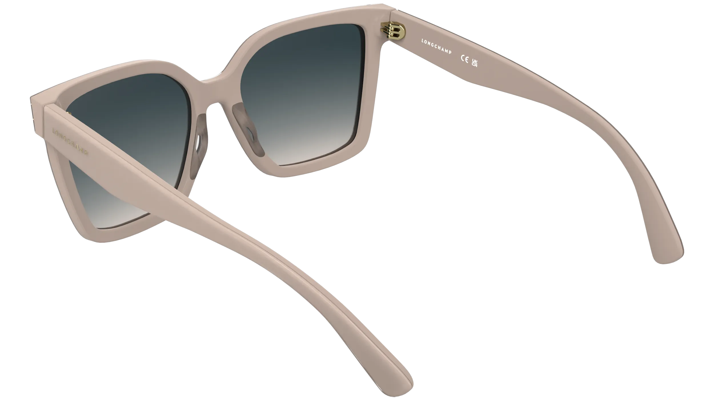 LONGCHAMP LO802S 610 Occhiali da sole Acetato Rosa Blu Squadrata Normale - immagine 4