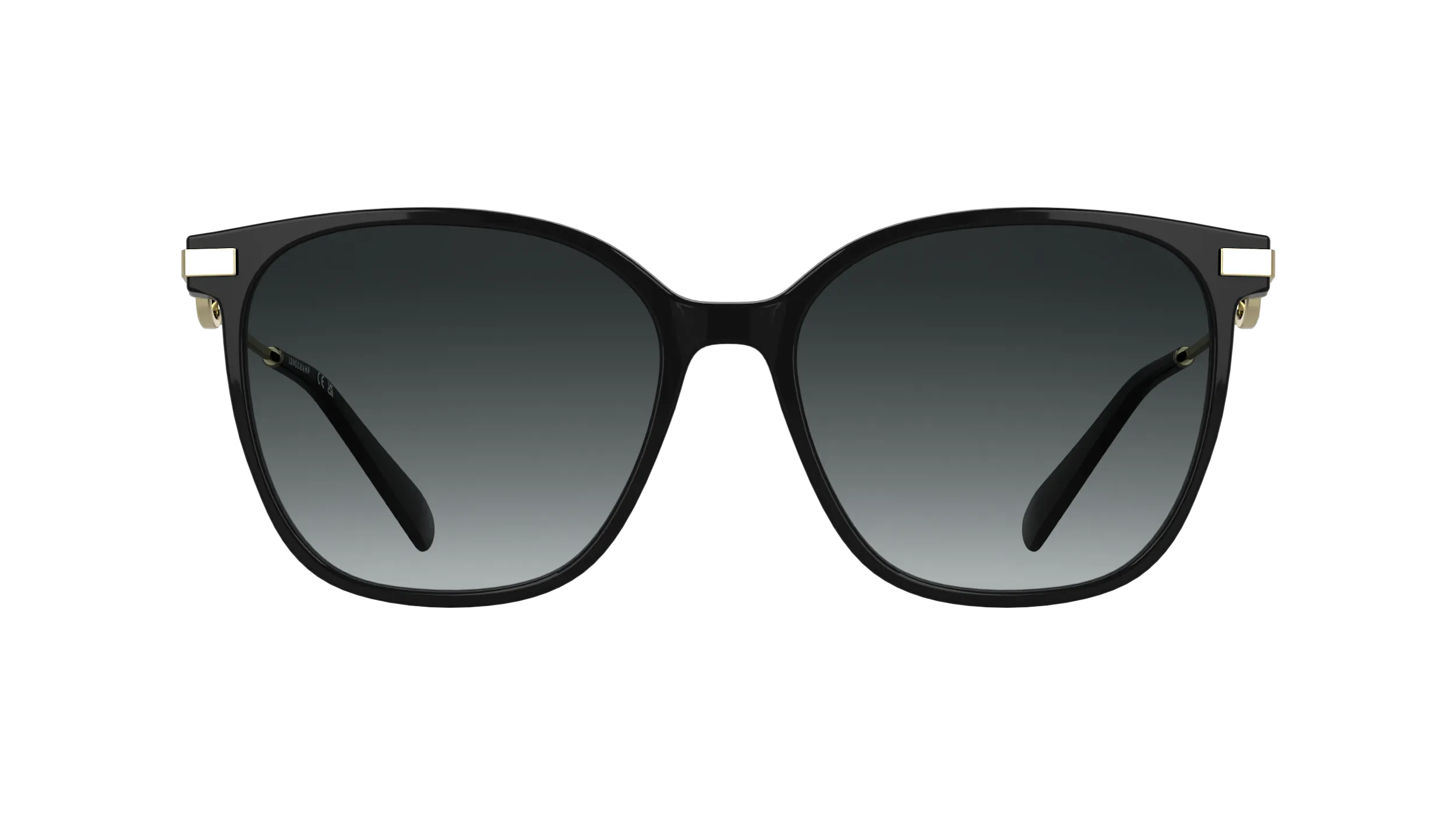 LONGCHAMP LO805S 001 Occhiali da sole Acetato Nero Squadrata Normale - immagine 2