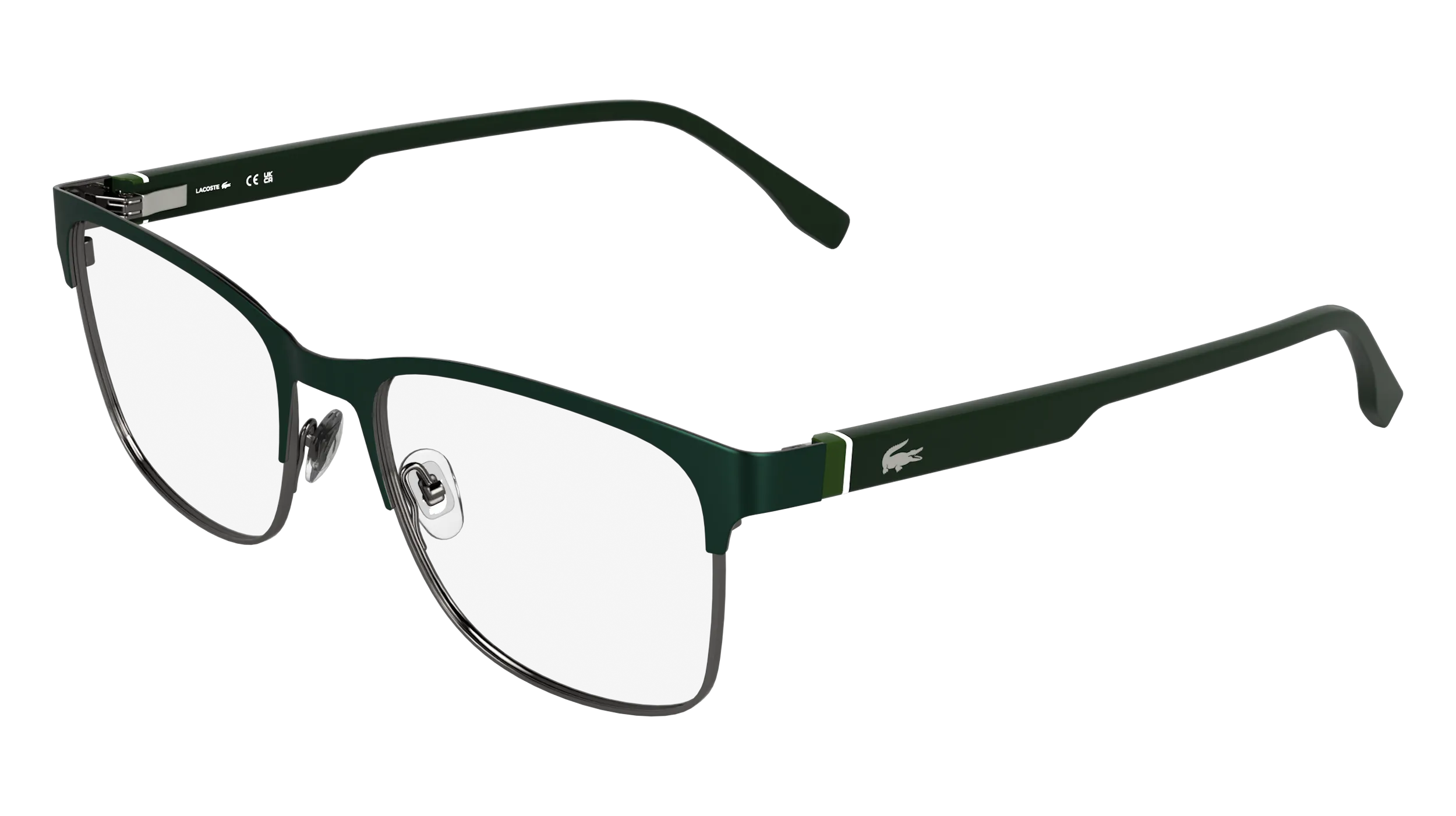 Lacoste L2319 301 Montature da vista Metallo Verde Squadrata Normale - immagine 1