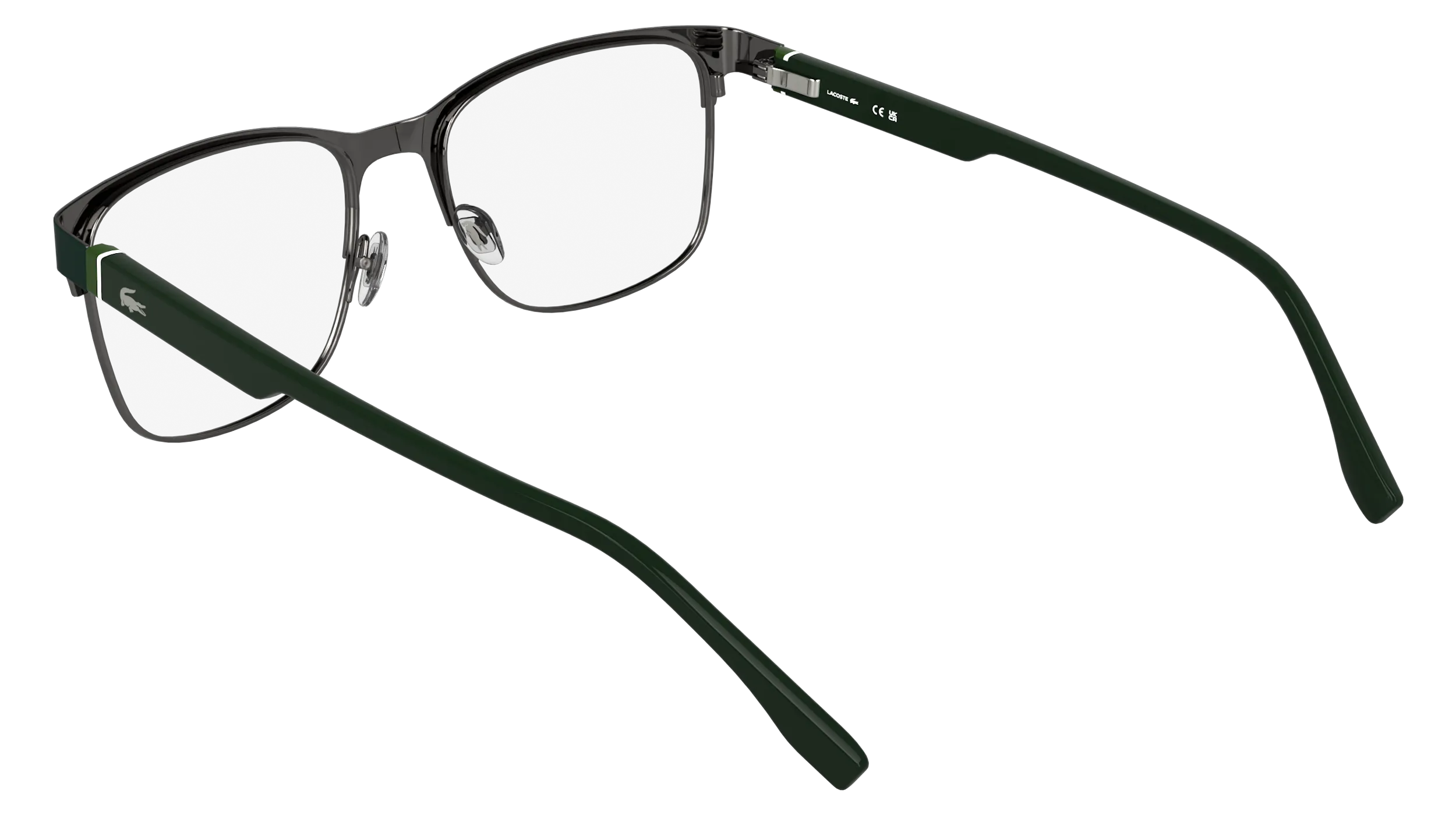 Lacoste L2319 301 Montature da vista Metallo Verde Squadrata Normale - immagine 4