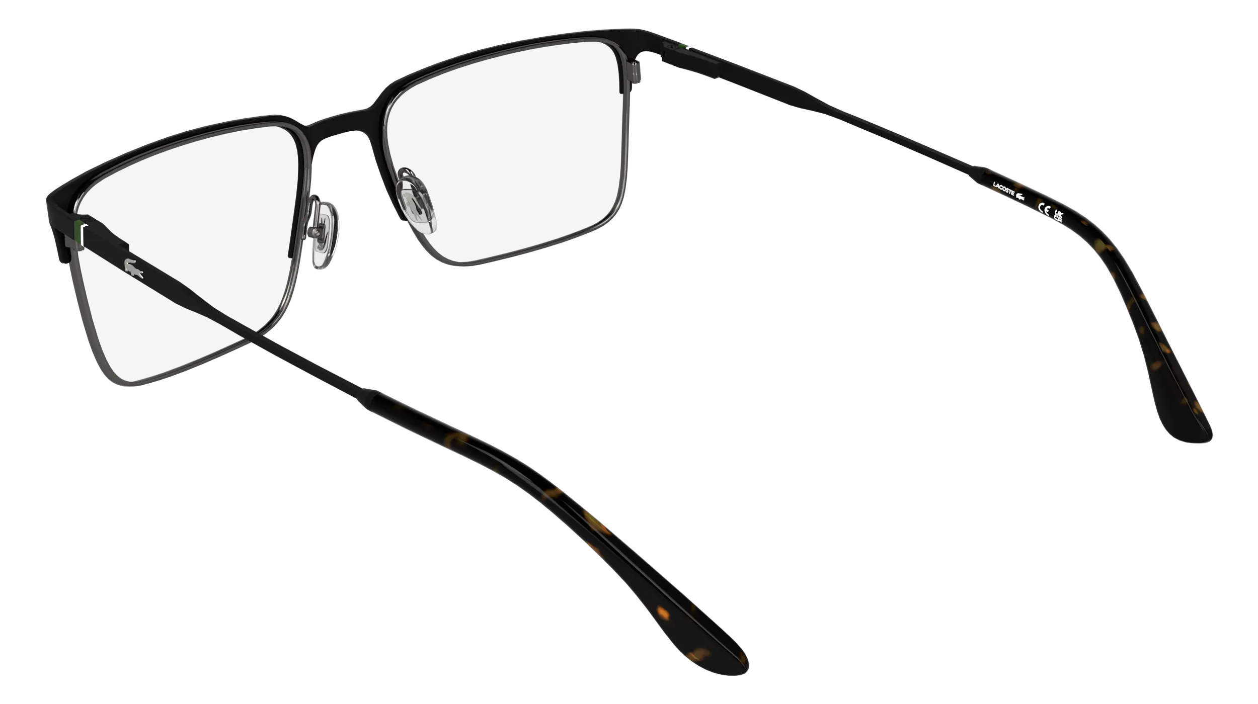 Lacoste L2321 002 Montature da vista Metallo Nero Squadrata Normale - immagine 4