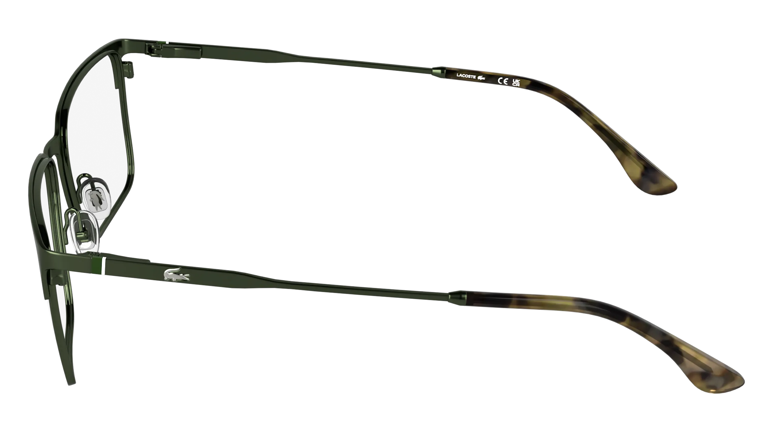 Lacoste L2321 301 Montature da vista Metallo Verde Squadrata Normale - immagine 3