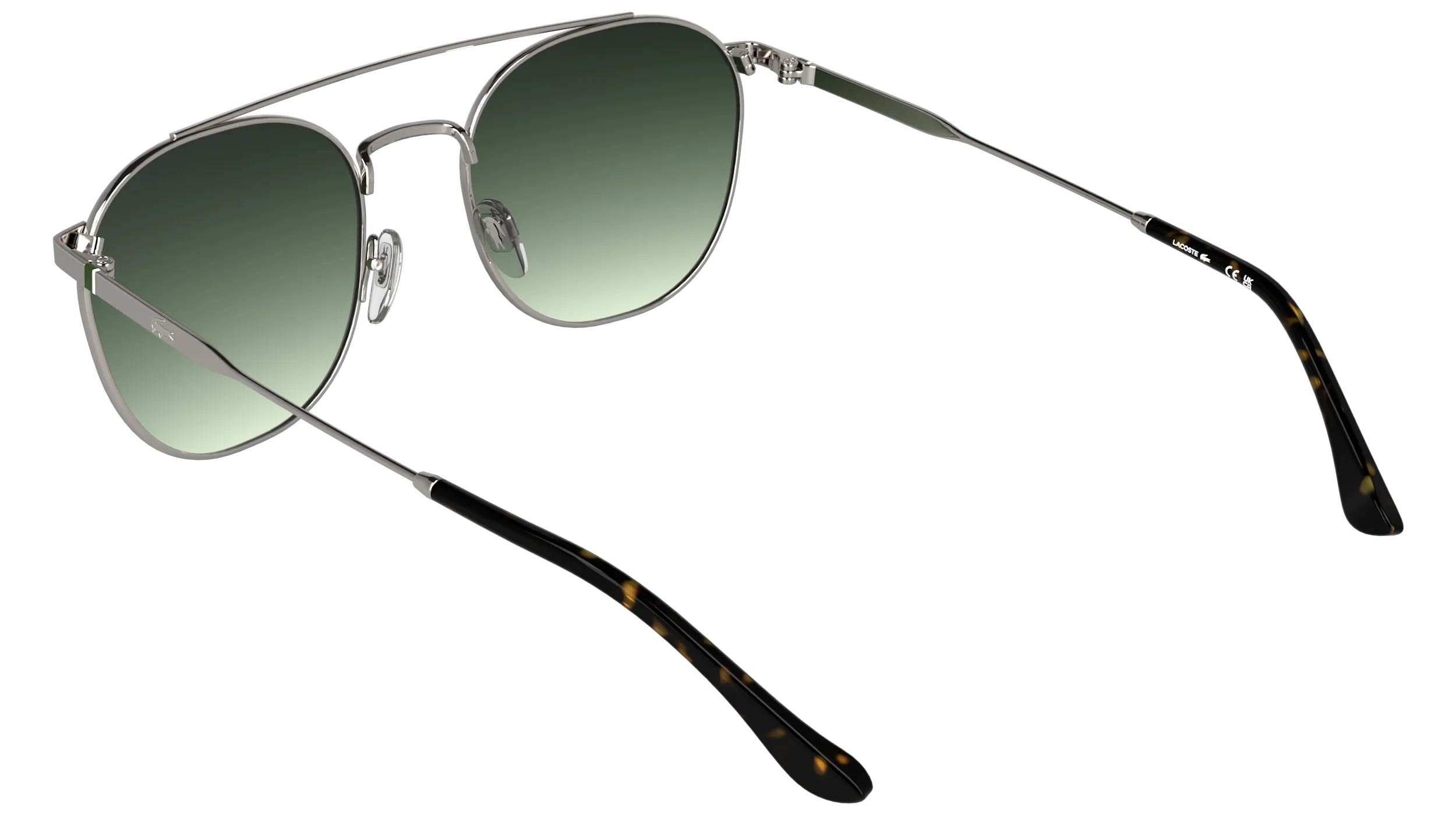 Lacoste L281S 033 Occhiali da sole Metallo Canna di fucile Squadrata Normale - immagine 4