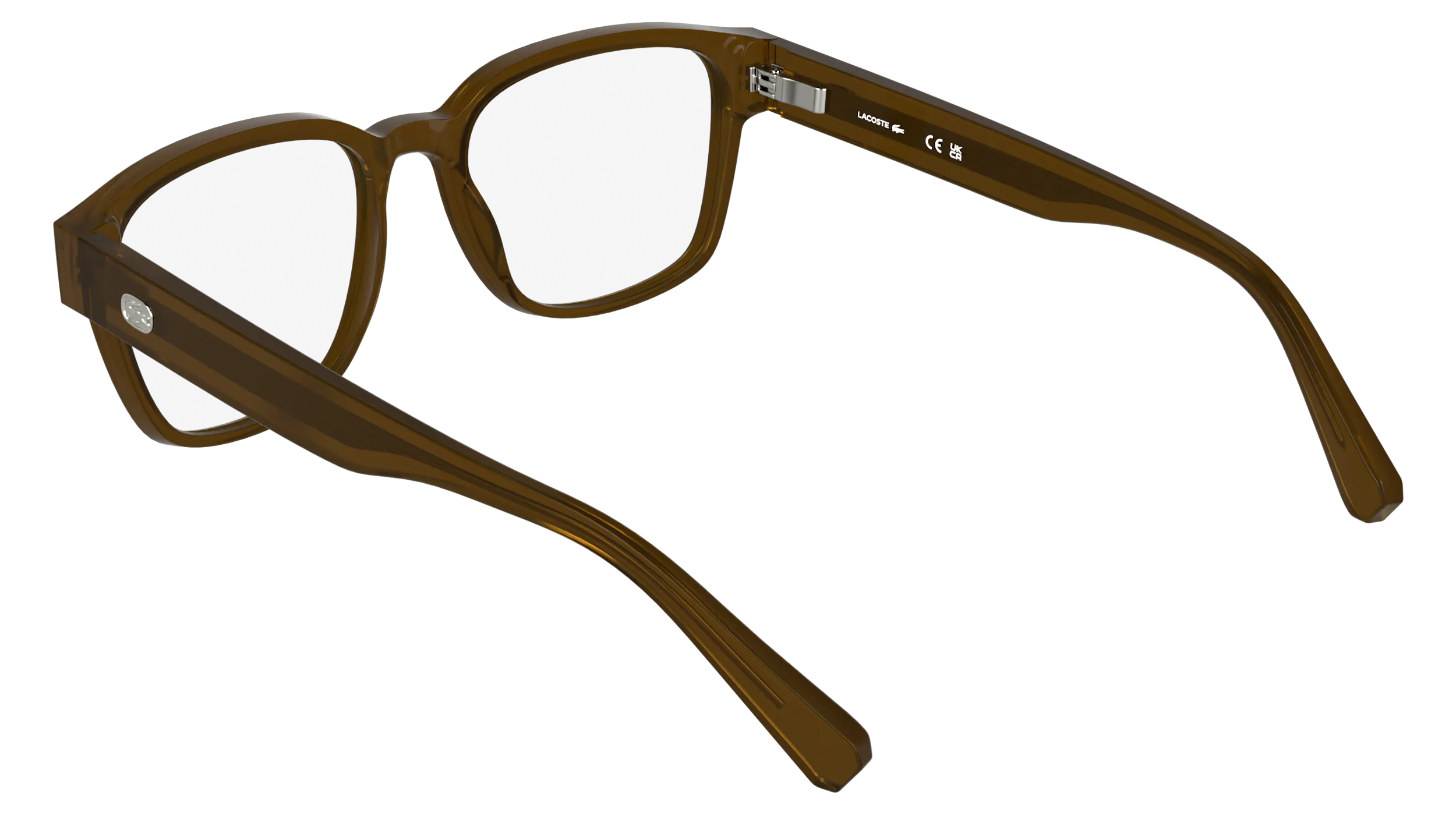 Lacoste L4012 200 Montature da vista Bio-iniettato Marrone Squadrata Normale - immagine 4