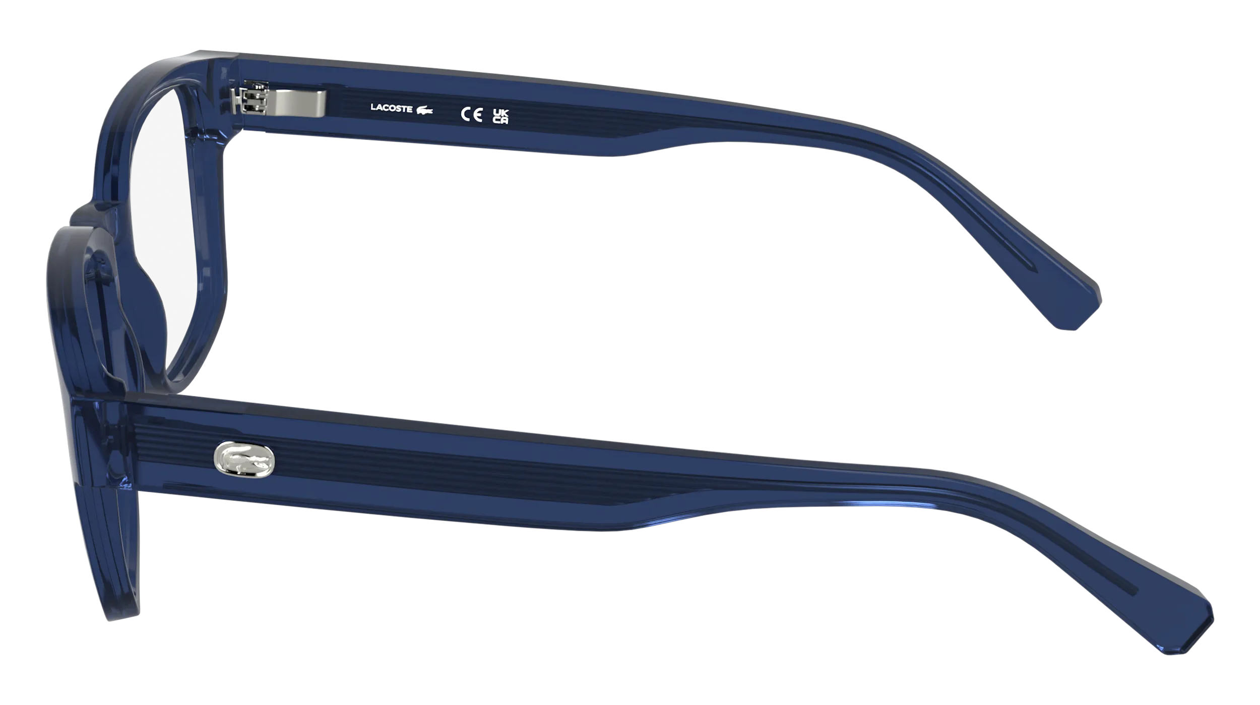 Lacoste L4012 410 Montature da vista Bio-iniettato Blu Squadrata Normale - immagine 3
