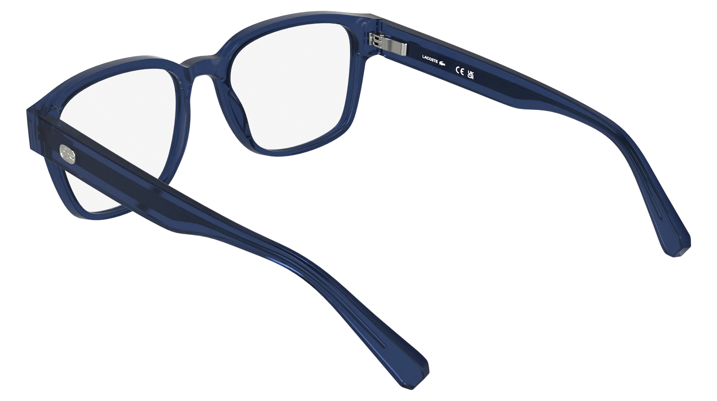 Lacoste L4012 410 Montature da vista Bio-iniettato Blu Squadrata Normale - immagine 4