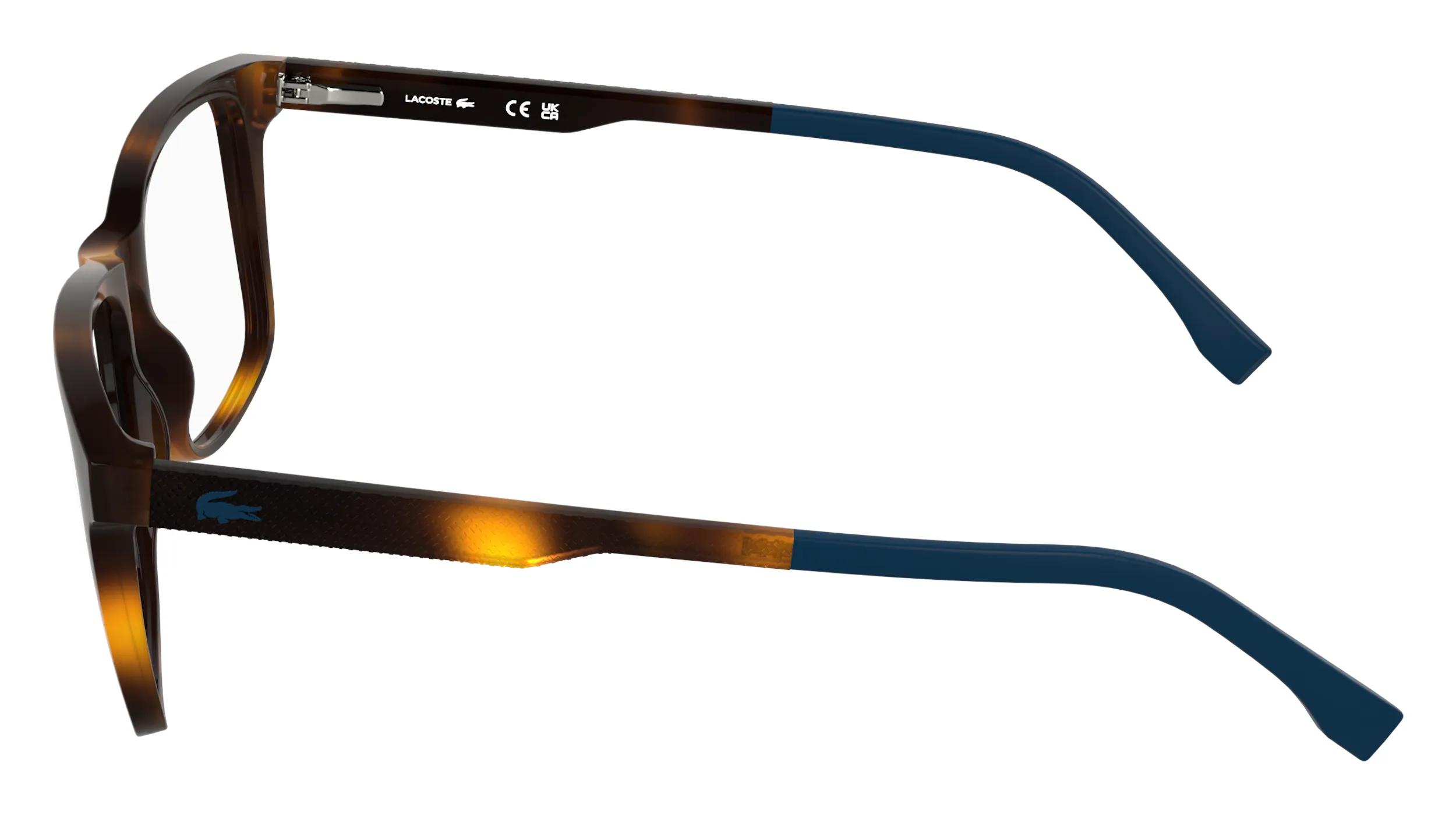 Lacoste L4013 214 Montature da vista Bio-iniettato Havana Squadrata Normale - immagine 3