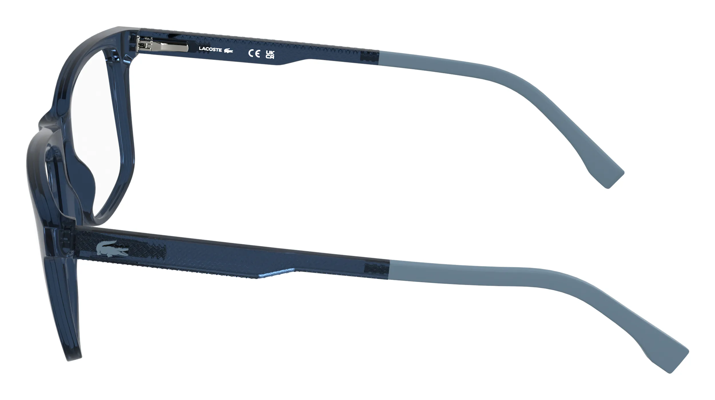 Lacoste L4013 410 Montature da vista Bio-iniettato Blu Squadrata Normale - immagine 3