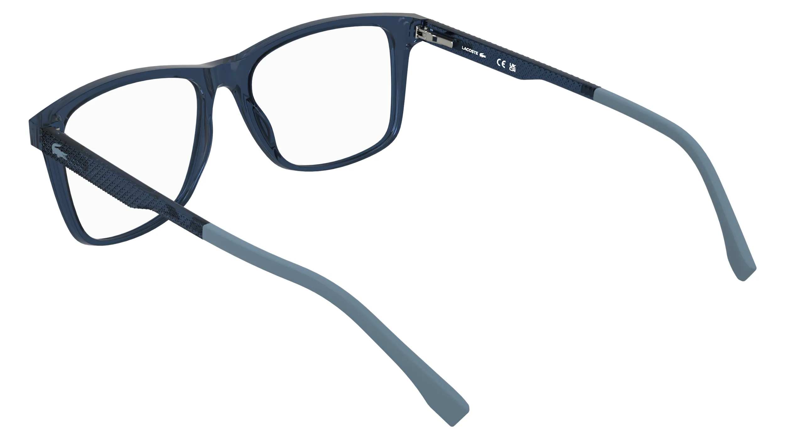 Lacoste L4013 410 Montature da vista Bio-iniettato Blu Squadrata Normale - immagine 4