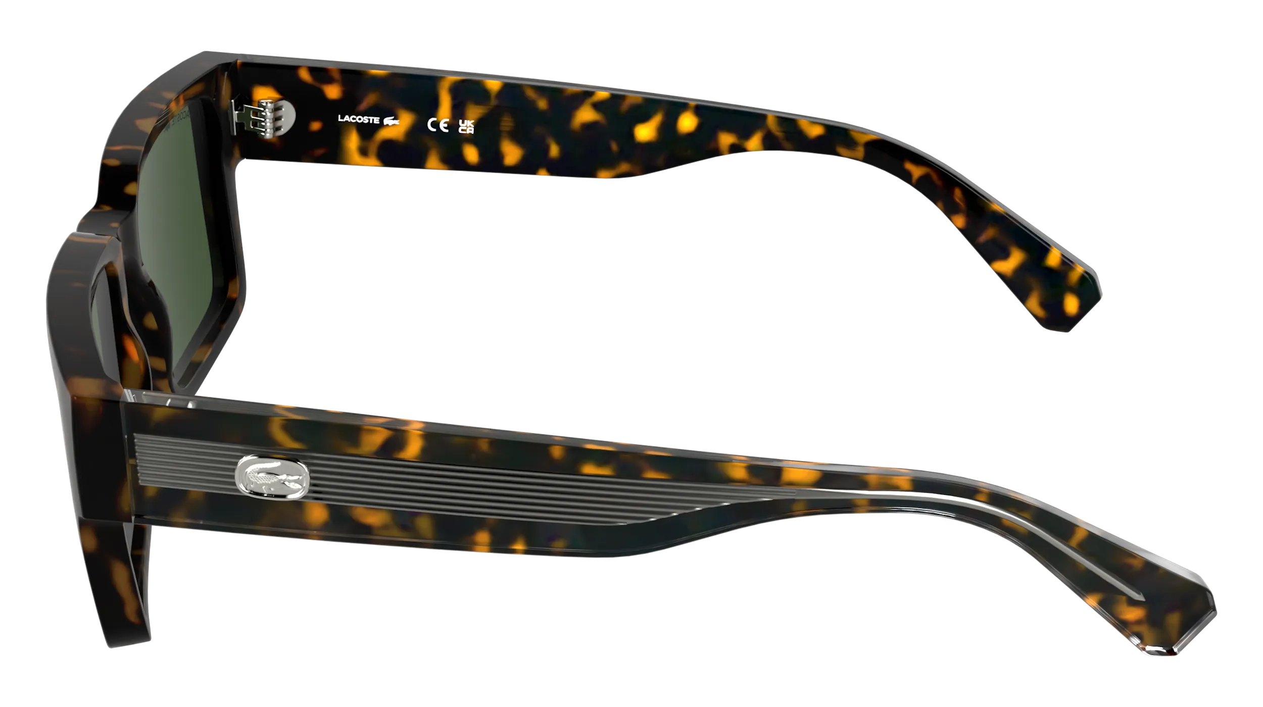 Lacoste L6089S 214 Occhiali da sole Bio-iniettato Havana Squadrata Normale - immagine 3