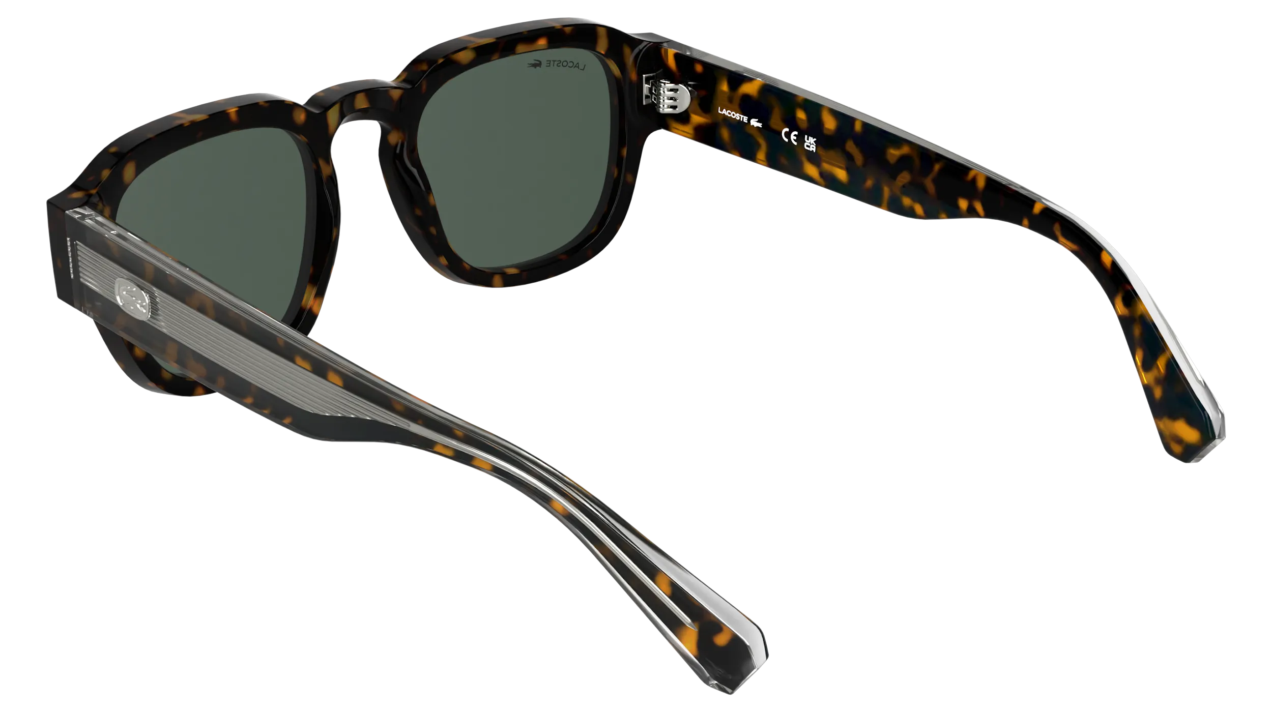 Lacoste L6090S 214 Occhiali da sole Bio-iniettato Havana Squadrata Normale - immagine 4