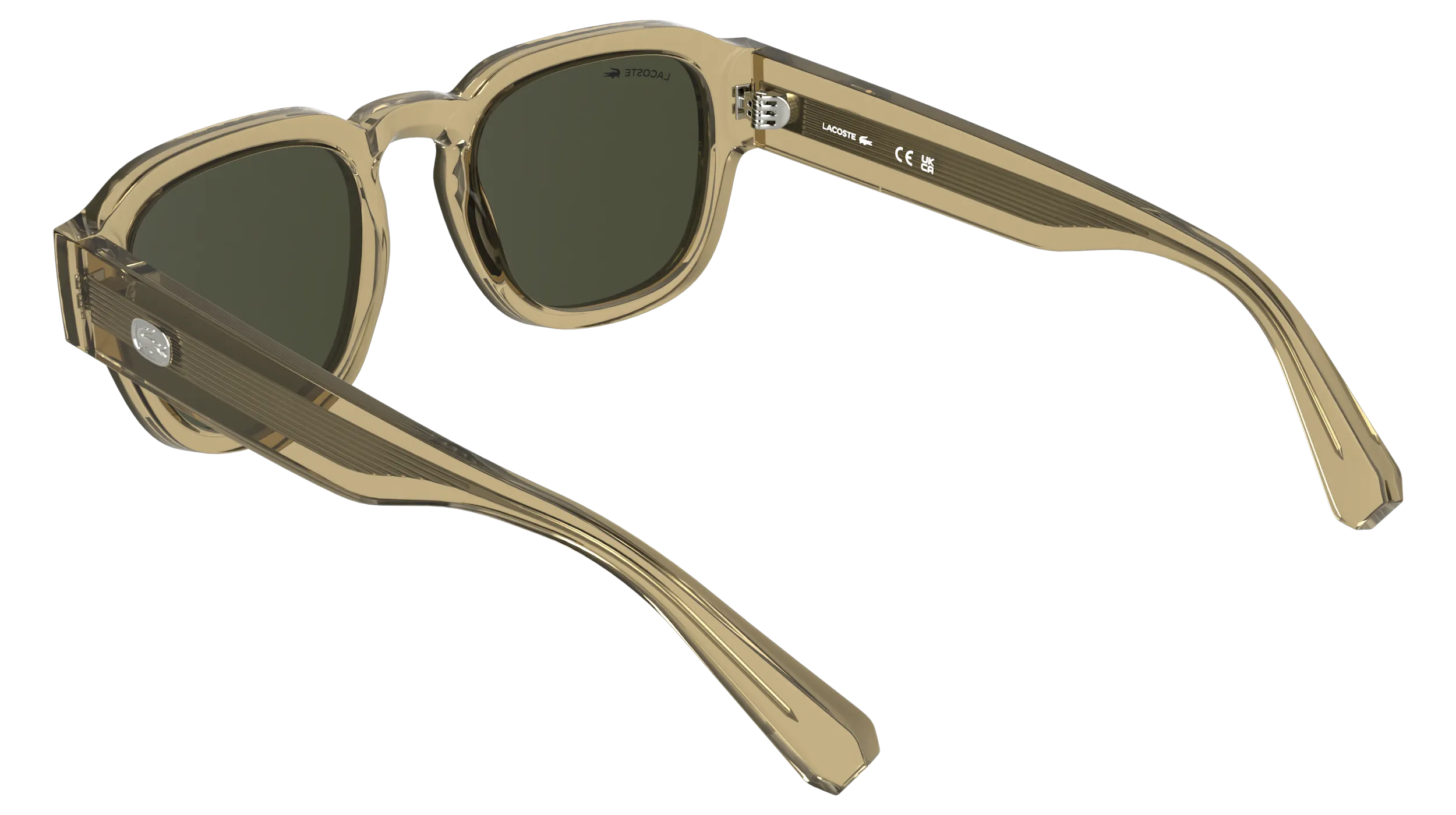 Lacoste L6090S 232 Occhiali da sole Bio-iniettato Marrone Marrone Squadrata Normale - immagine 4