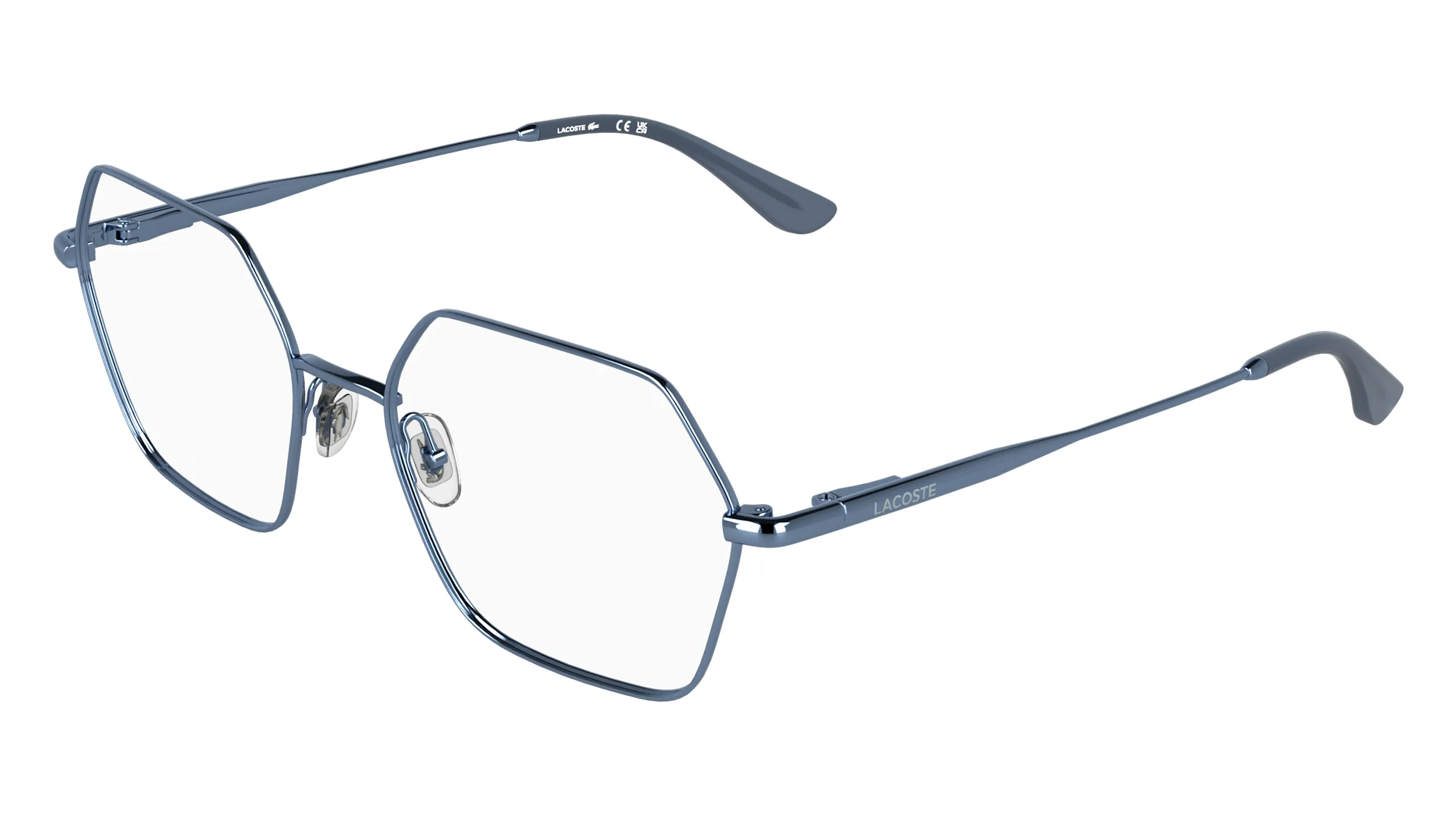 Lacoste L2322 414 Montature da vista Metallo Blu Squadrata Normale - immagine 1