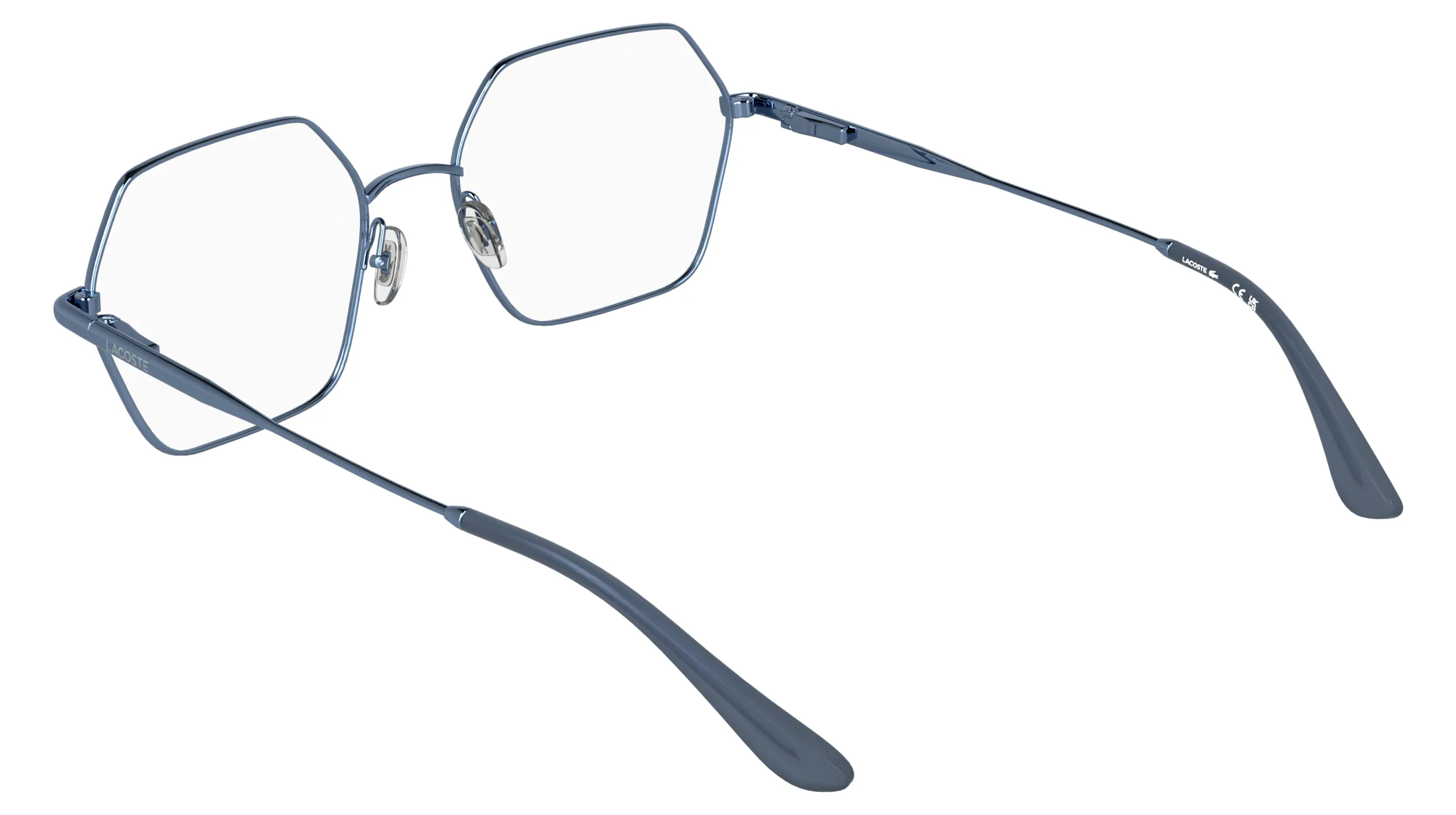 Lacoste L2322 414 Montature da vista Metallo Blu Squadrata Normale - immagine 4