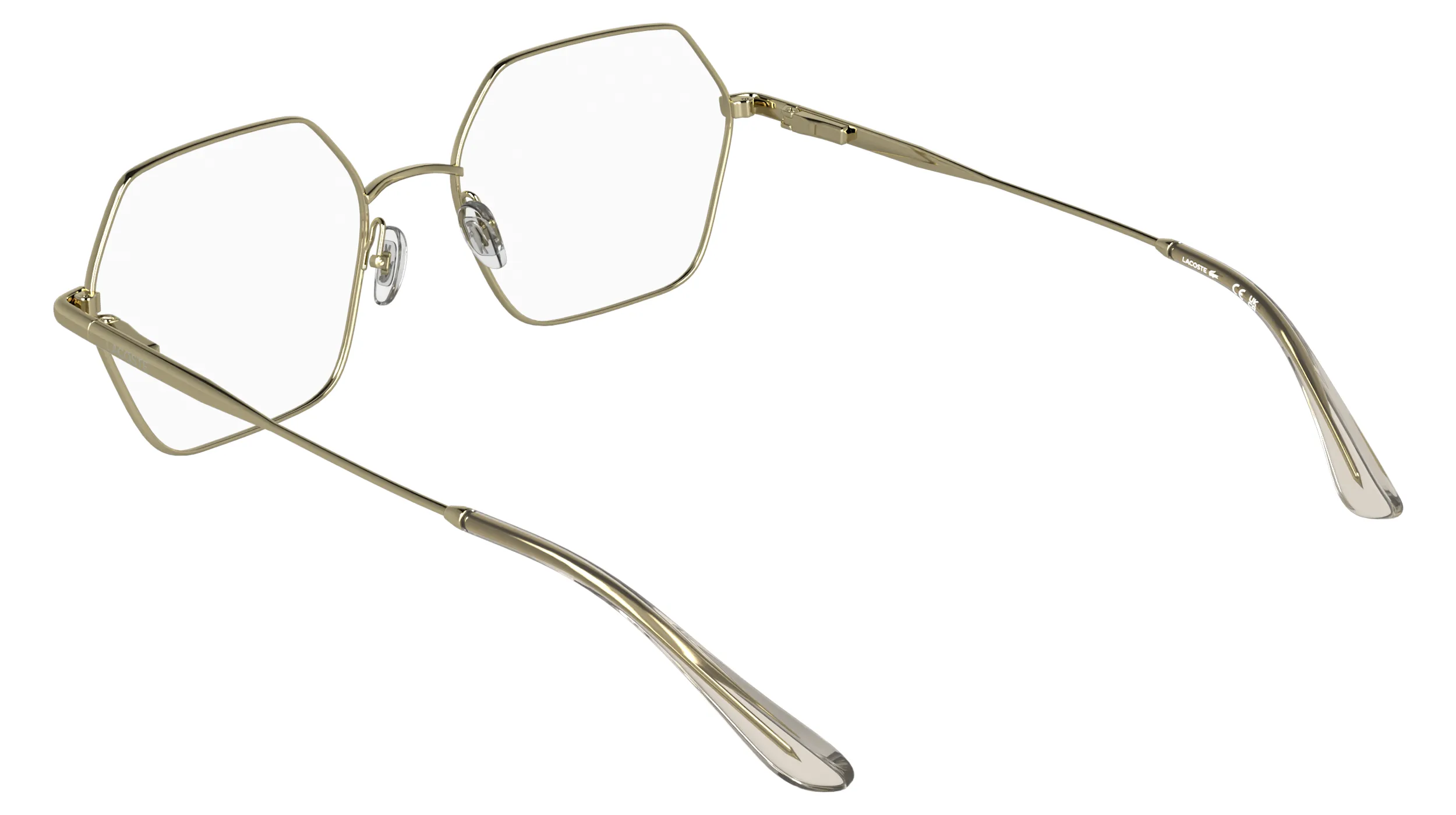 Lacoste L2322 714 Montature da vista Metallo Oro Squadrata Normale - immagine 4