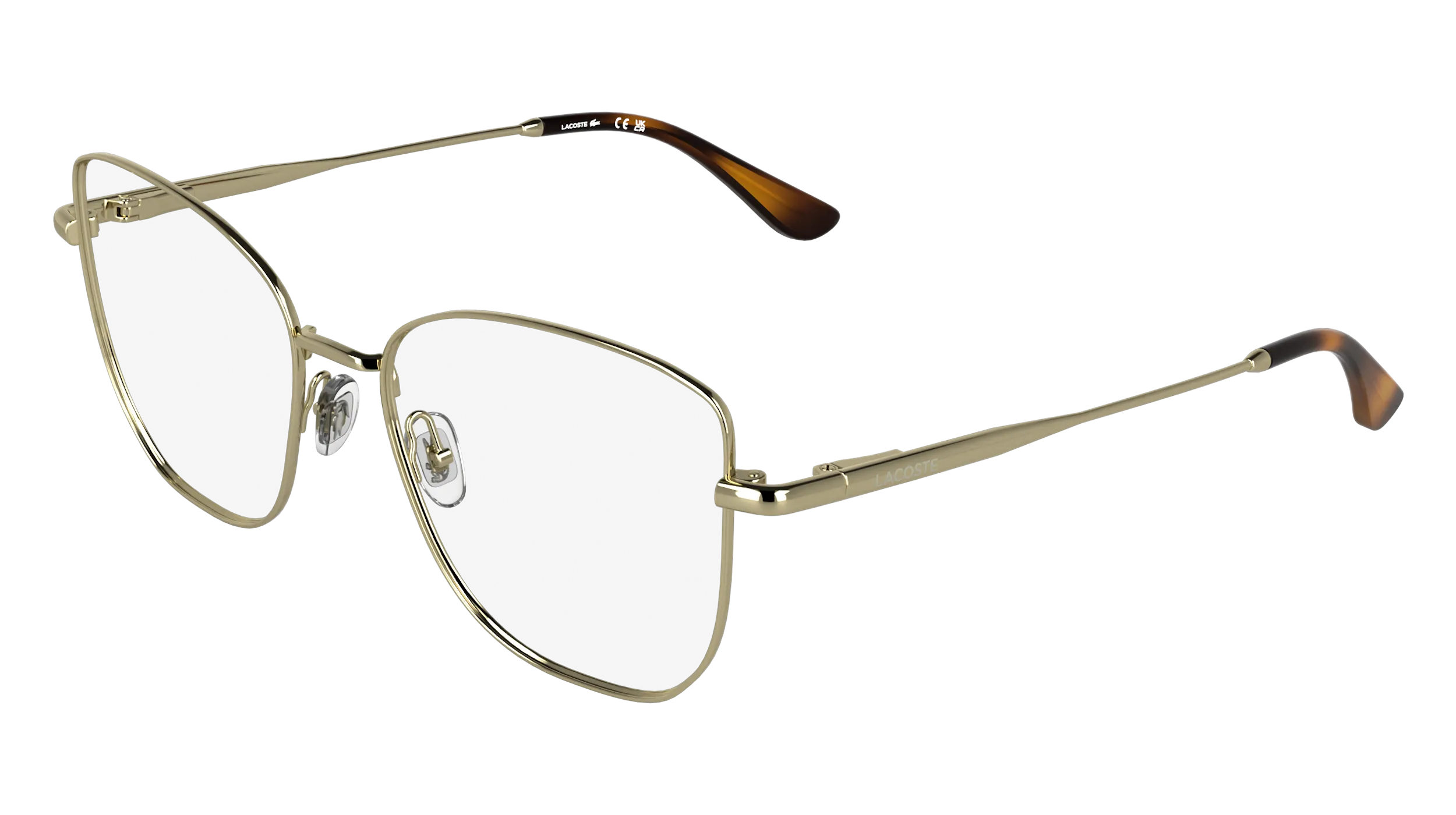 Lacoste L2323 714 Montature da vista Metallo Oro Squadrata Normale - immagine 1
