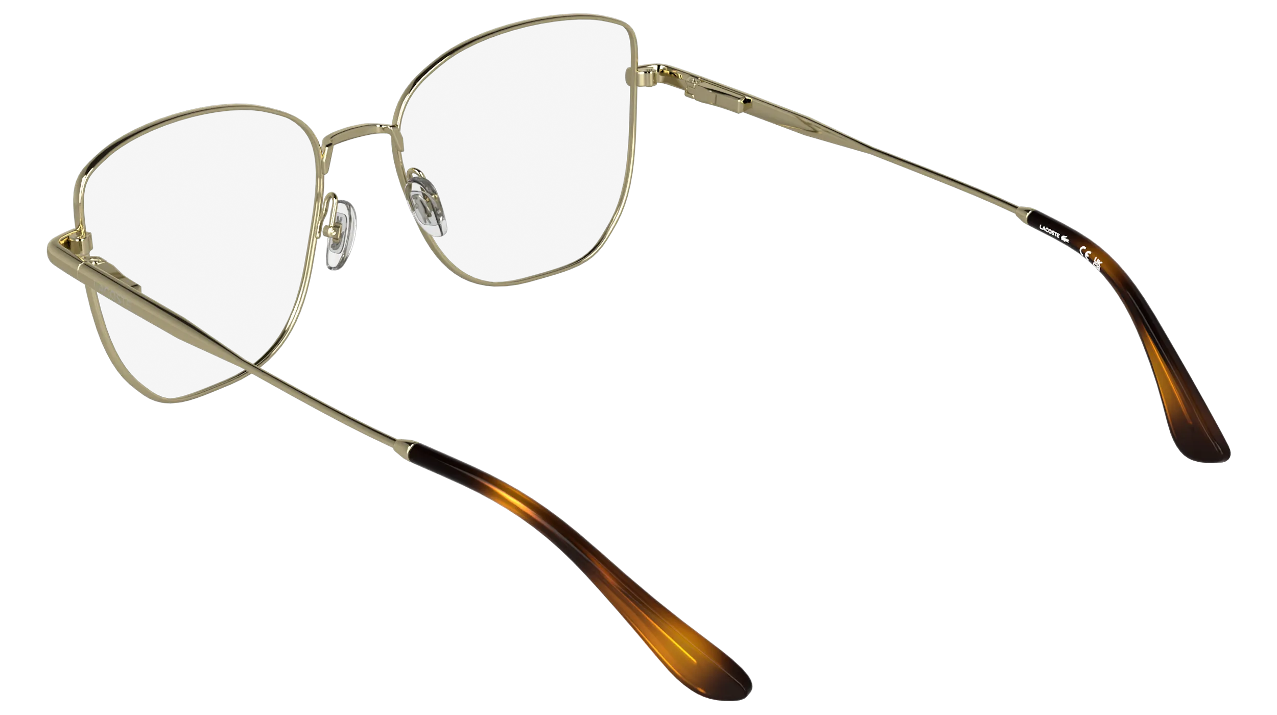 Lacoste L2323 714 Montature da vista Metallo Oro Squadrata Normale - immagine 4
