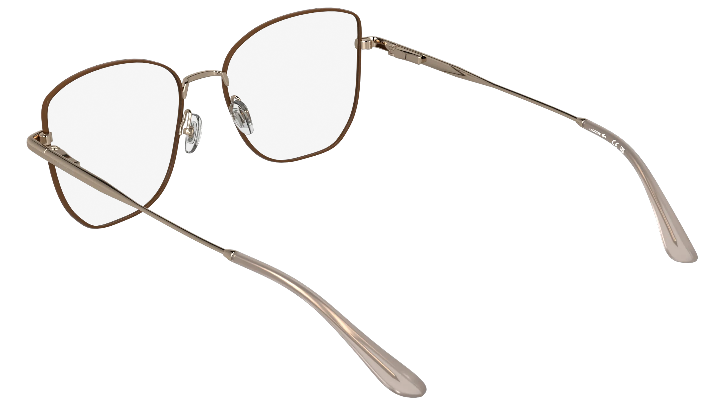 Lacoste L2323 770 Montature da vista Metallo Rosa Squadrata Normale - immagine 4