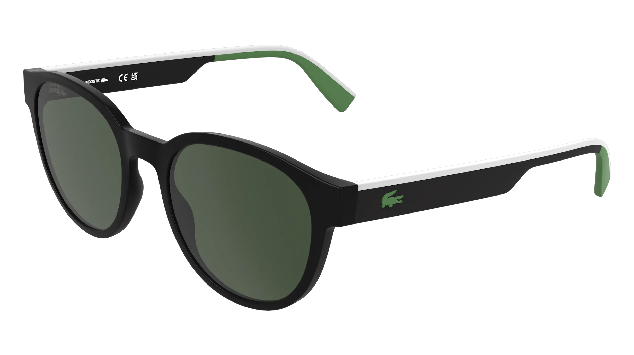 Lacoste L6088S 001 Occhiali da sole Bio-iniettato Nero Squadrata Normale - immagine 1