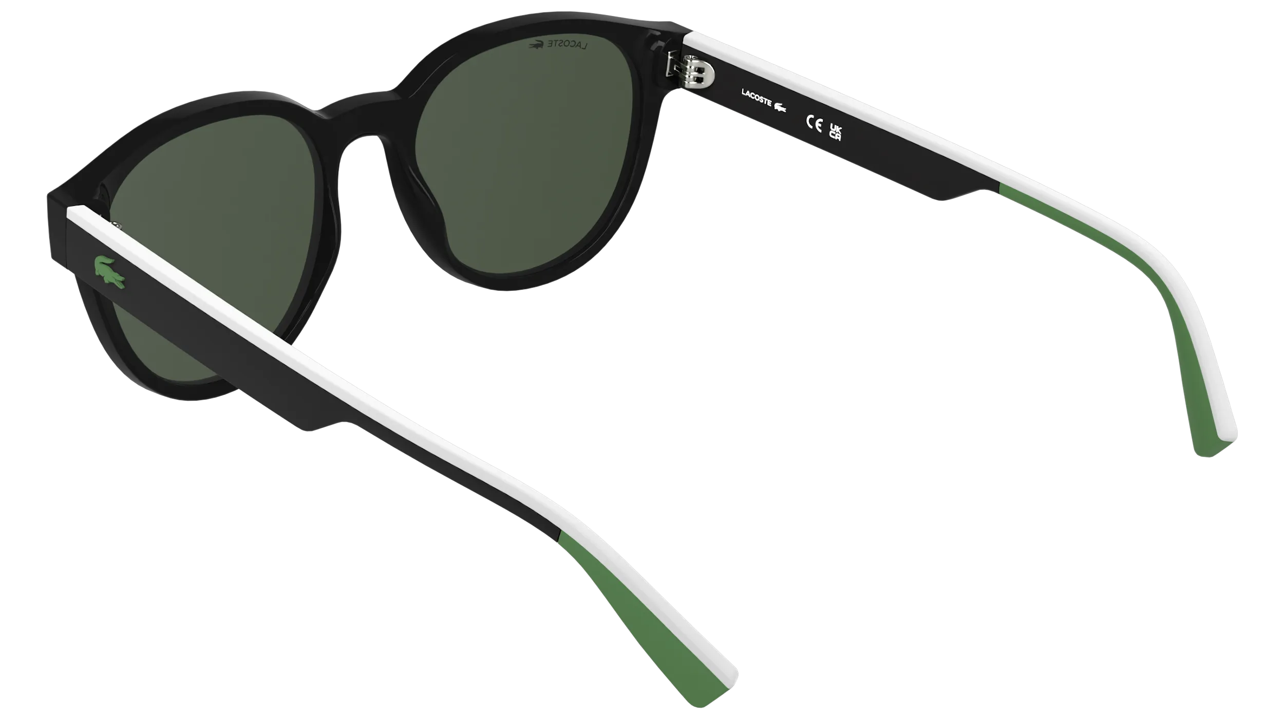 Lacoste L6088S 001 Occhiali da sole Bio-iniettato Nero Squadrata Normale - immagine 4