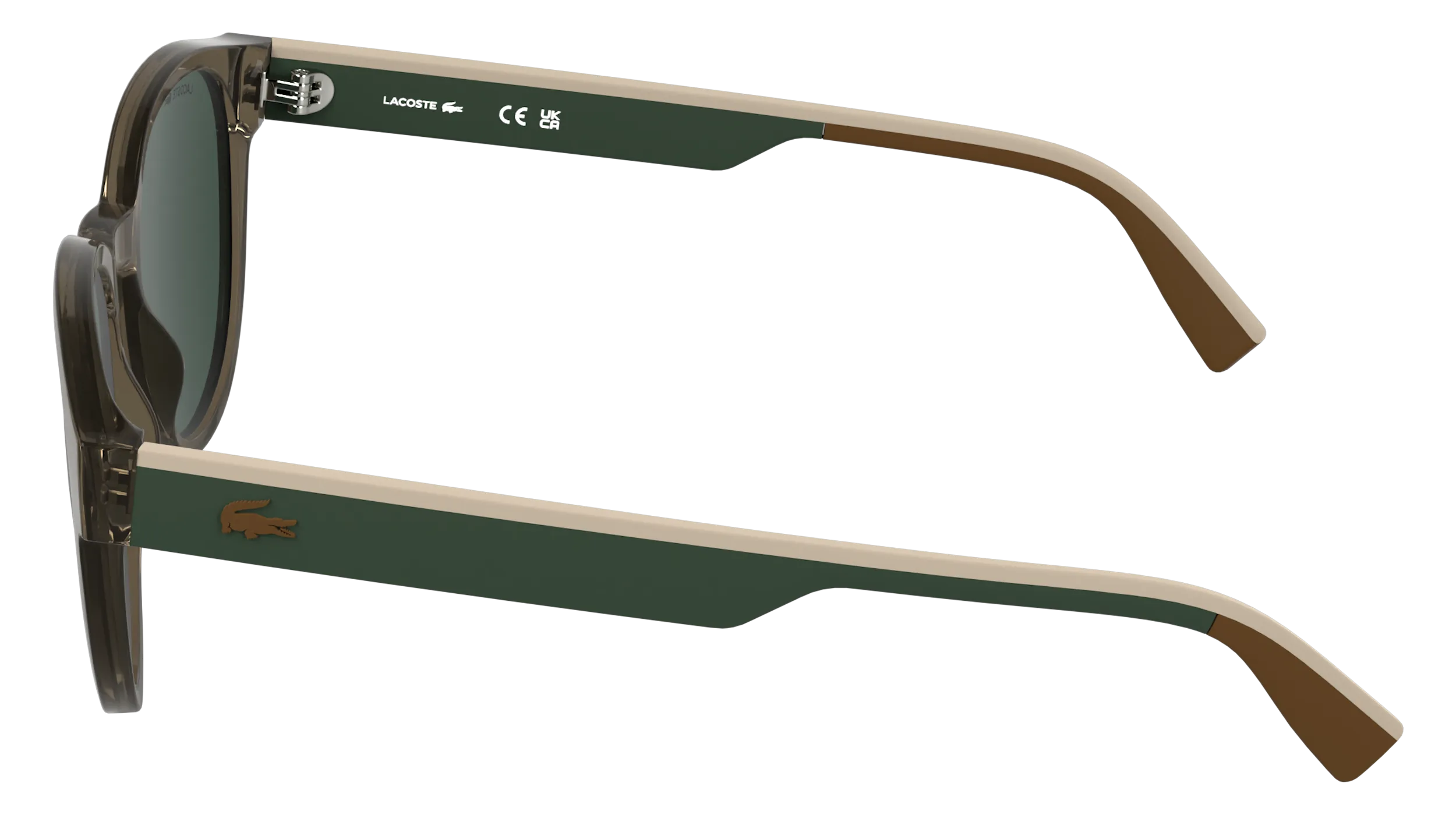 Lacoste L6088S 200 Occhiali da sole Bio-iniettato Marrone Squadrata Normale - immagine 3
