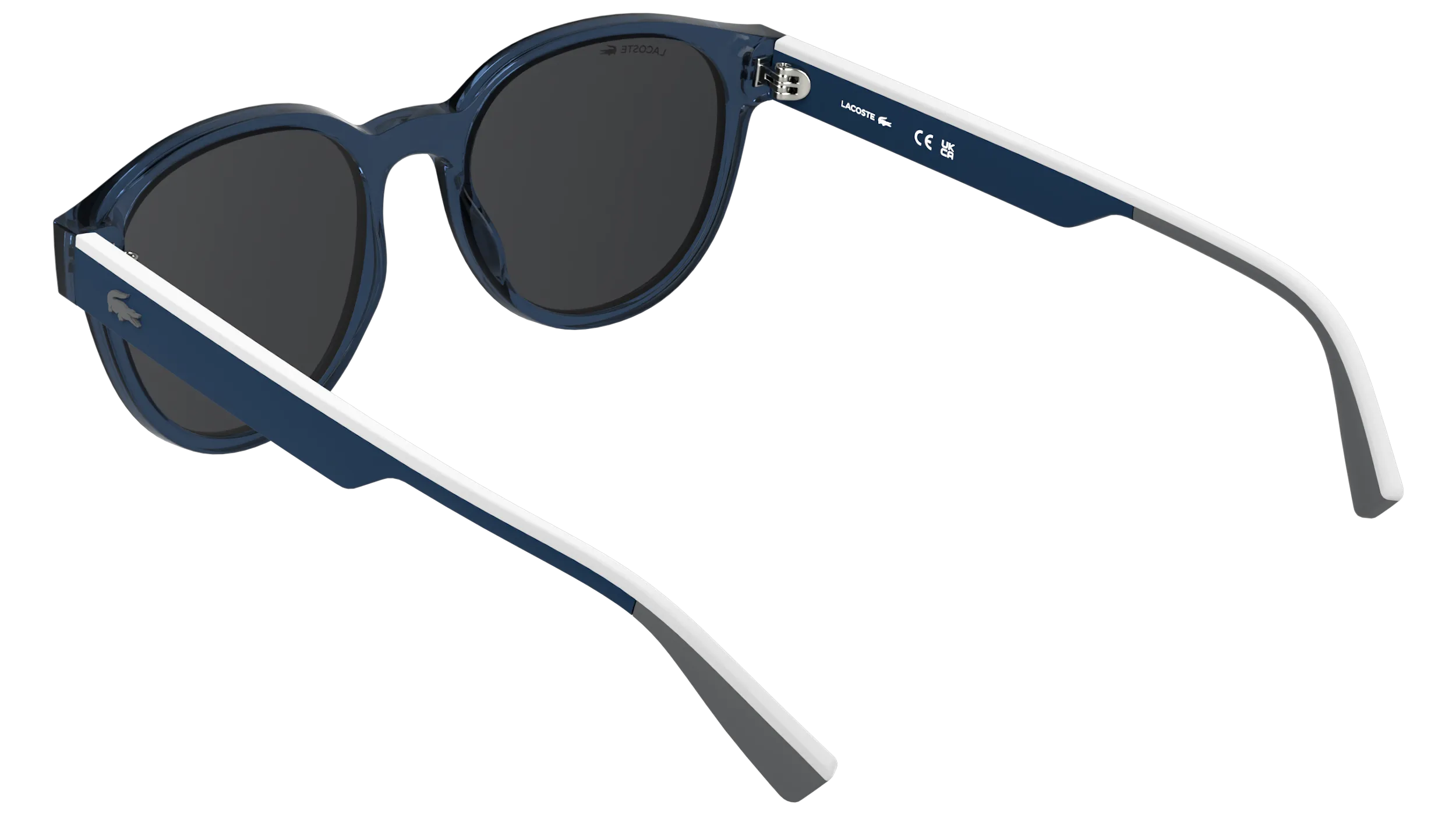 Lacoste L6088S 410 Occhiali da sole Bio-iniettato Blu Grigio Squadrata Normale - immagine 4